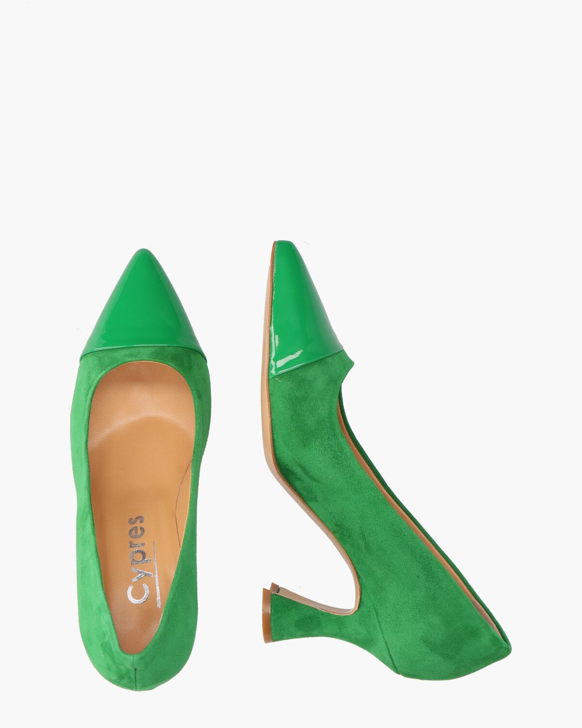 7032P Groen Damespumps