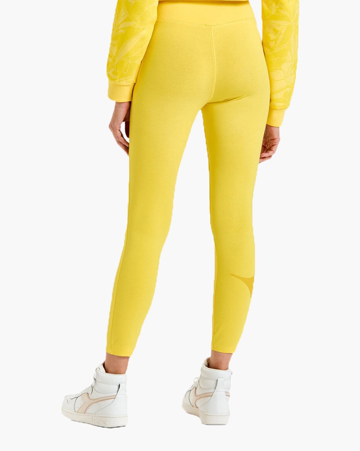 L. Leggings Manifesto Geel Damesleggings