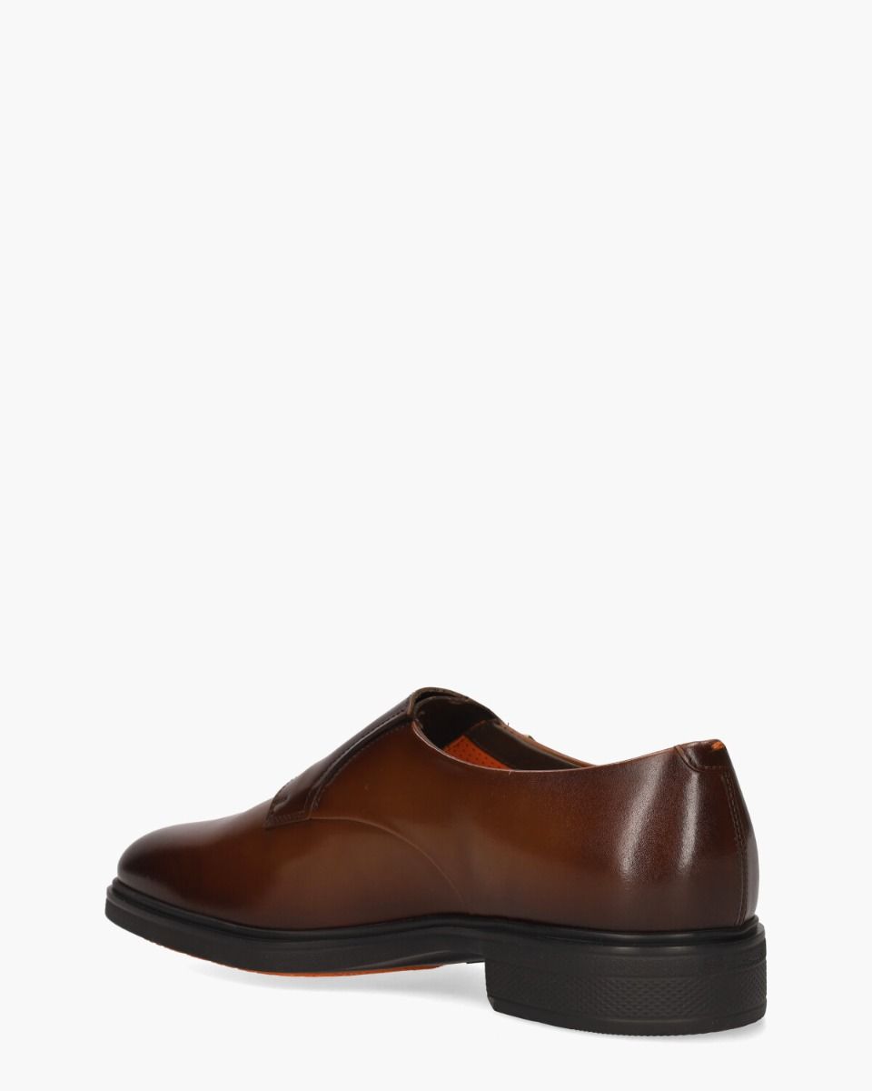 18949 Cognac Heren Gespschoenen