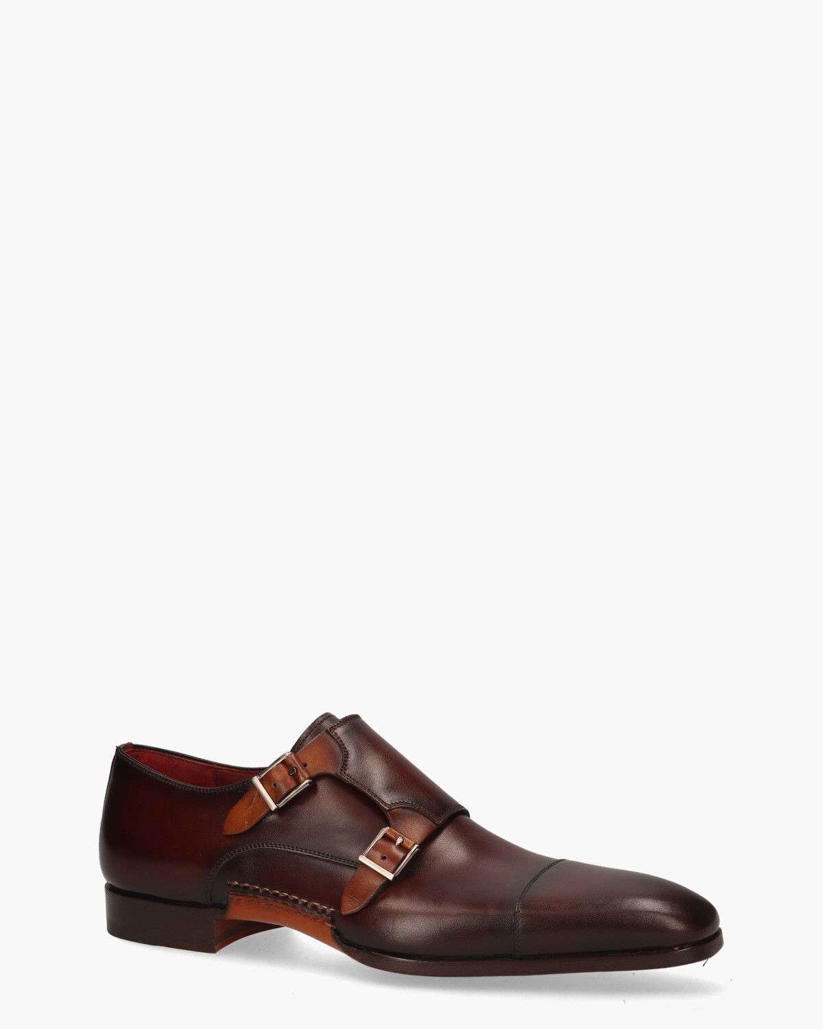 23874 Bruin Heren Gespschoenen