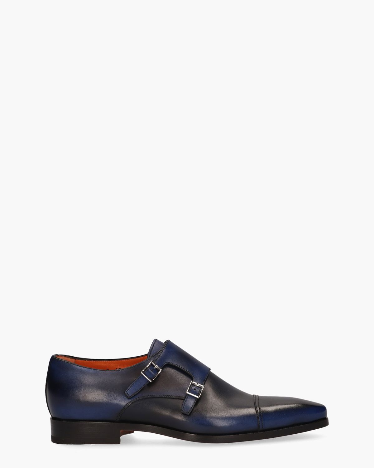 10053 Blauw Heren Gespschoenen