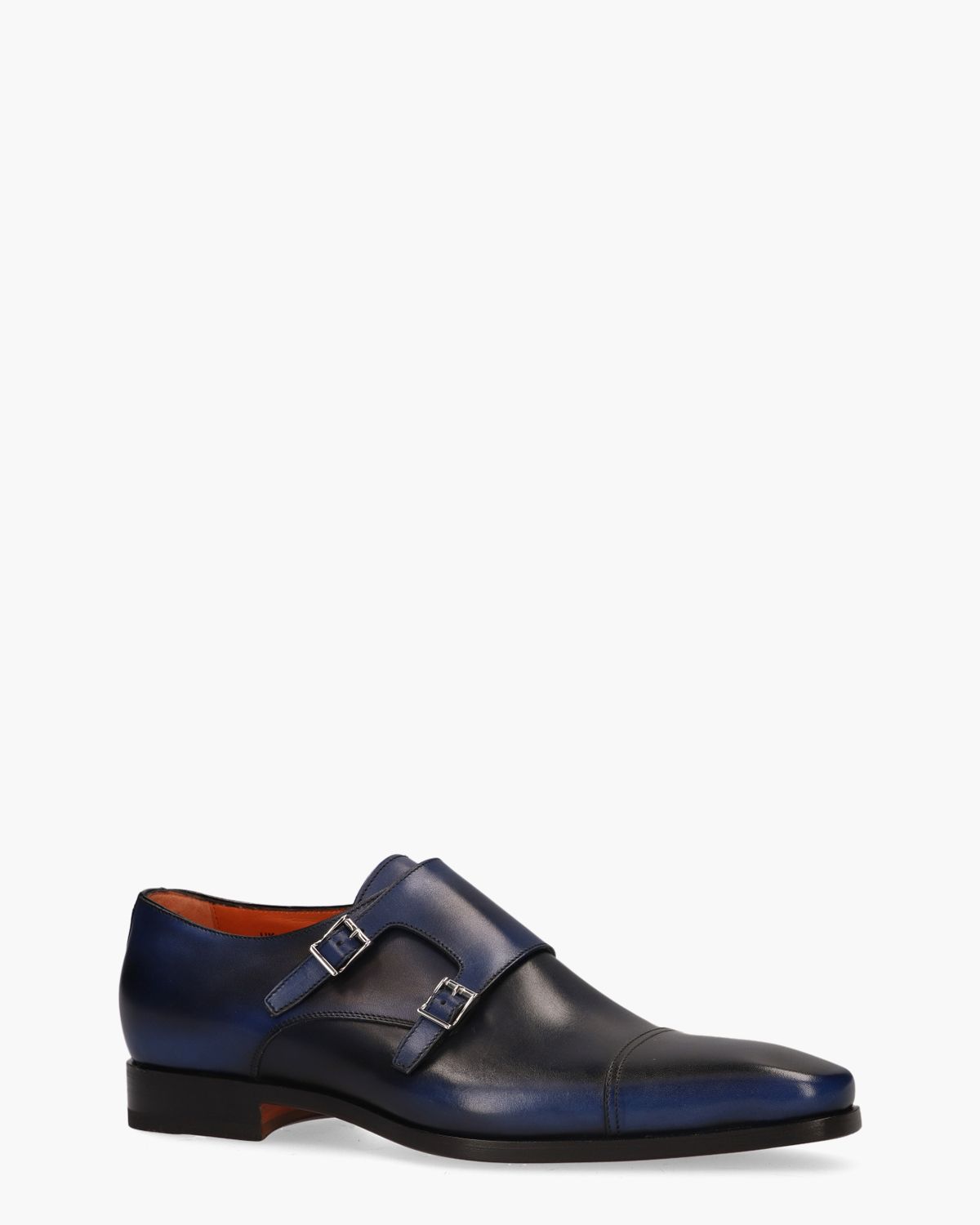 10053 Blauw Heren Gespschoenen
