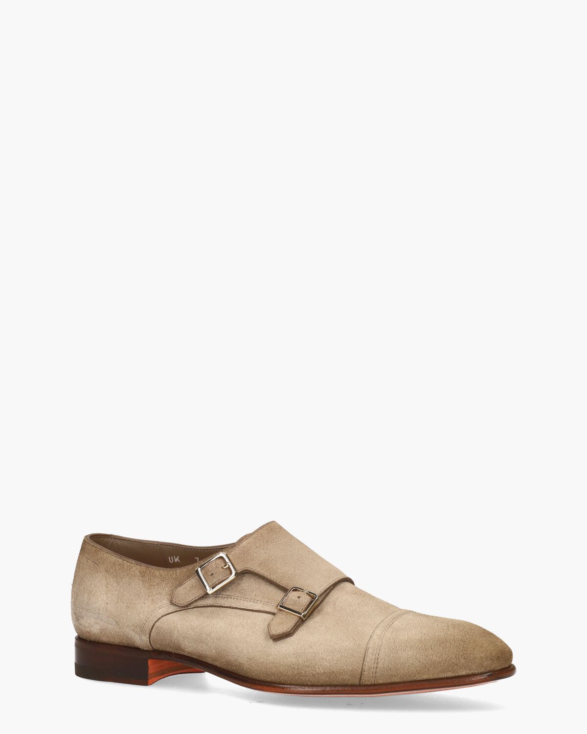 19027 Beige Heren Gespschoenen