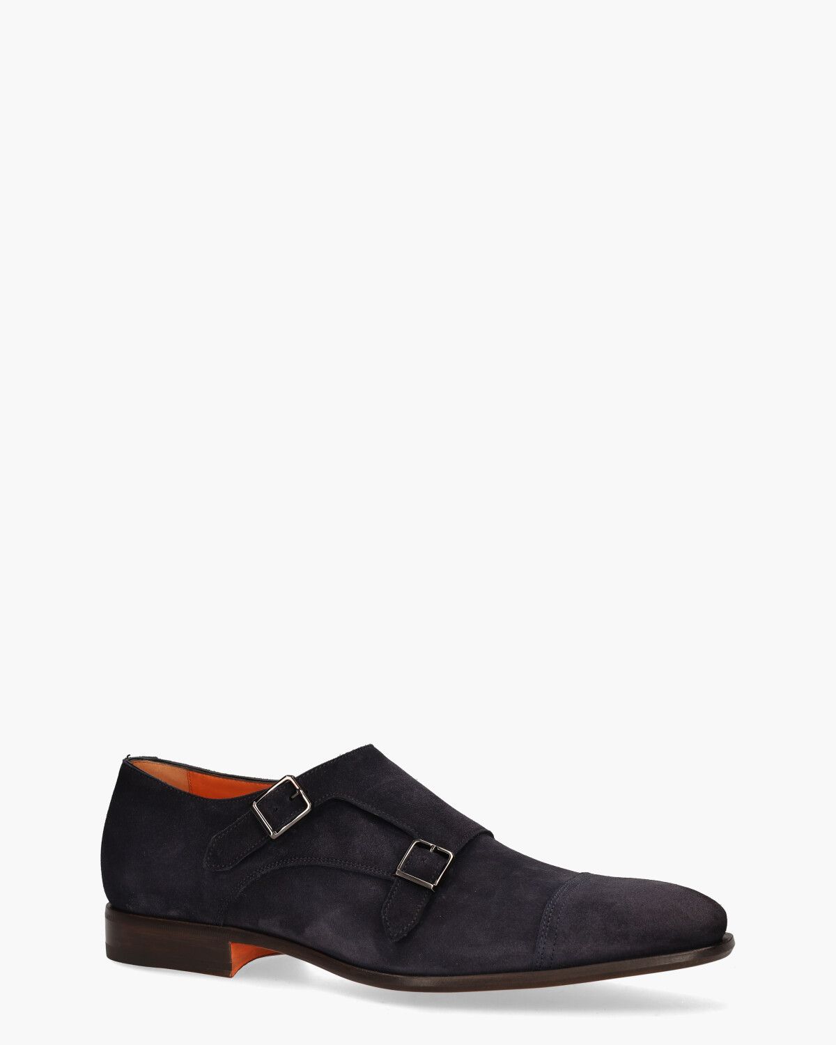 Santoni 18085 Donkerblauw Heren Gespschoenen Van Arendonk