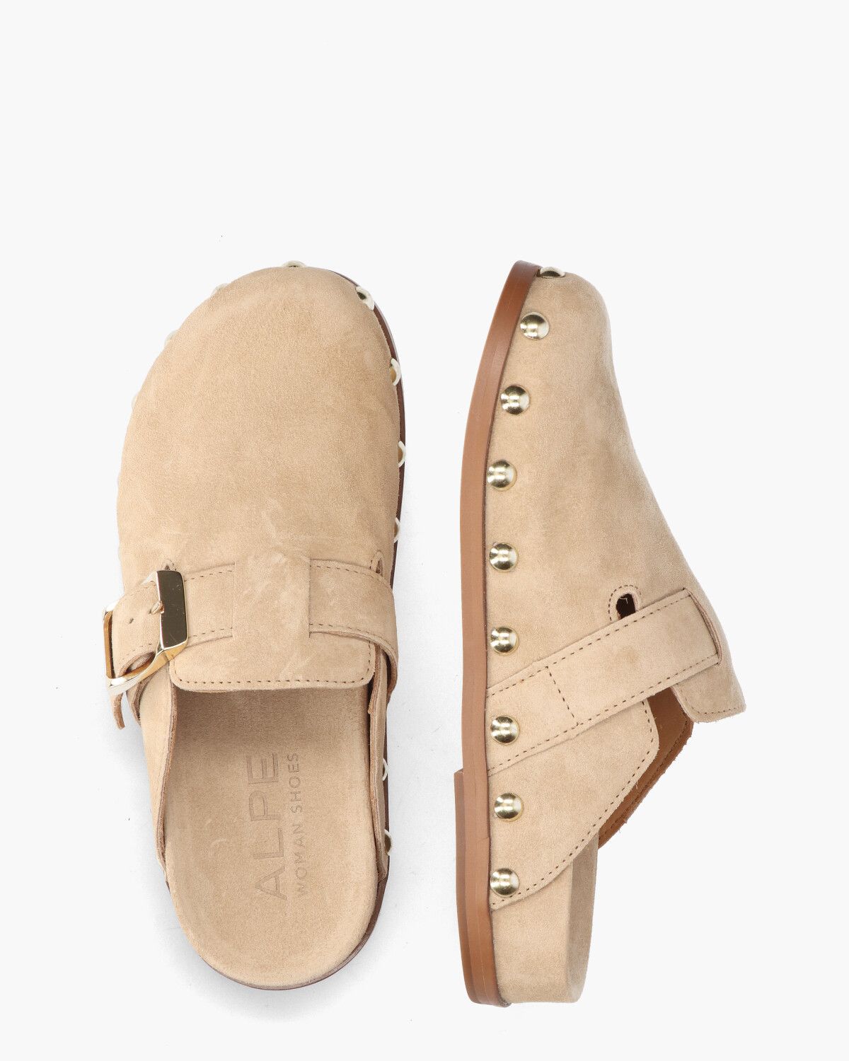 5060-11 Beige Damesclogs