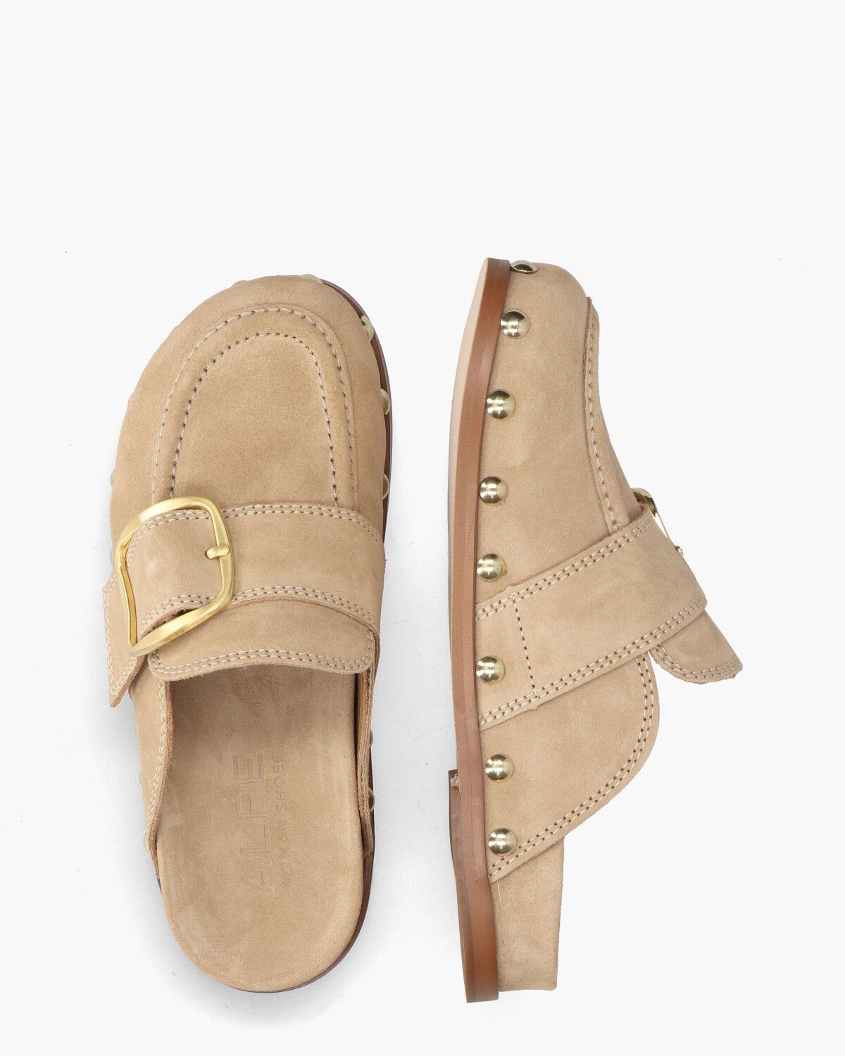 5058-08 Beige Damesclogs