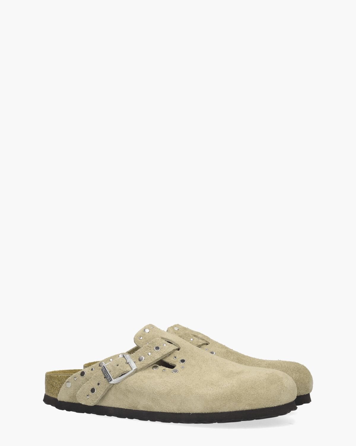 Boston Rivets Beige Damesslippers