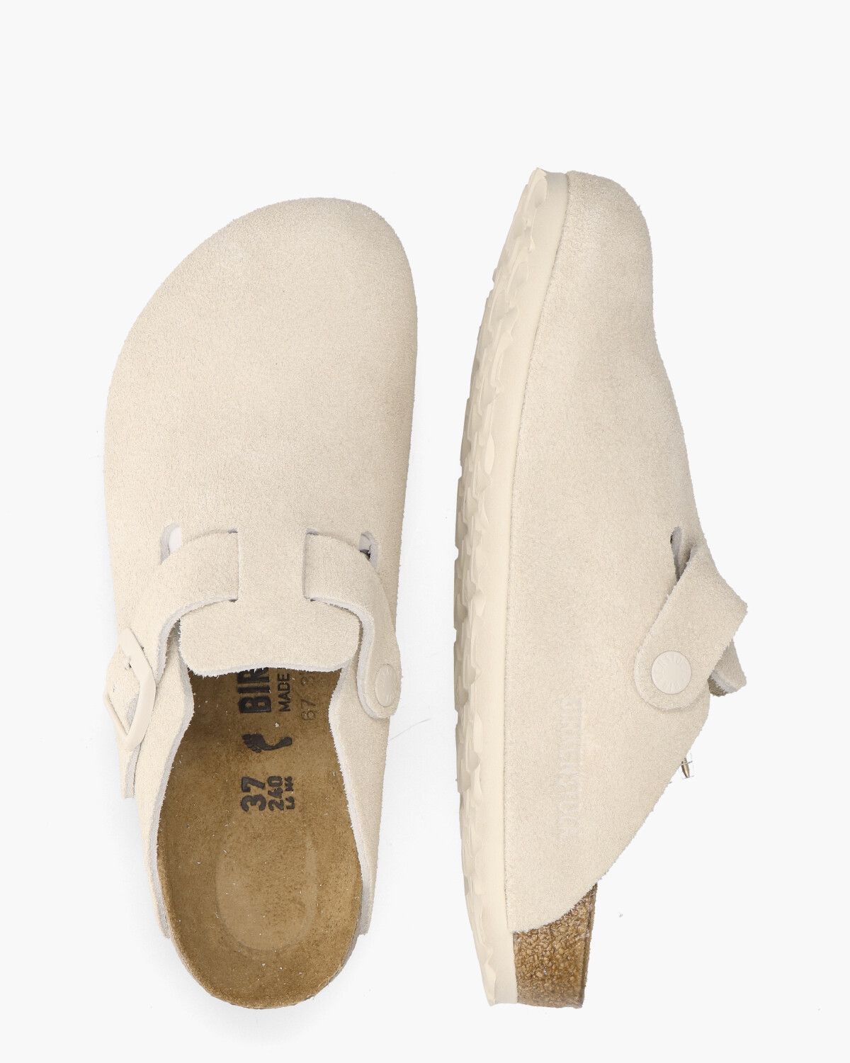 Boston Off-White Damesslippers