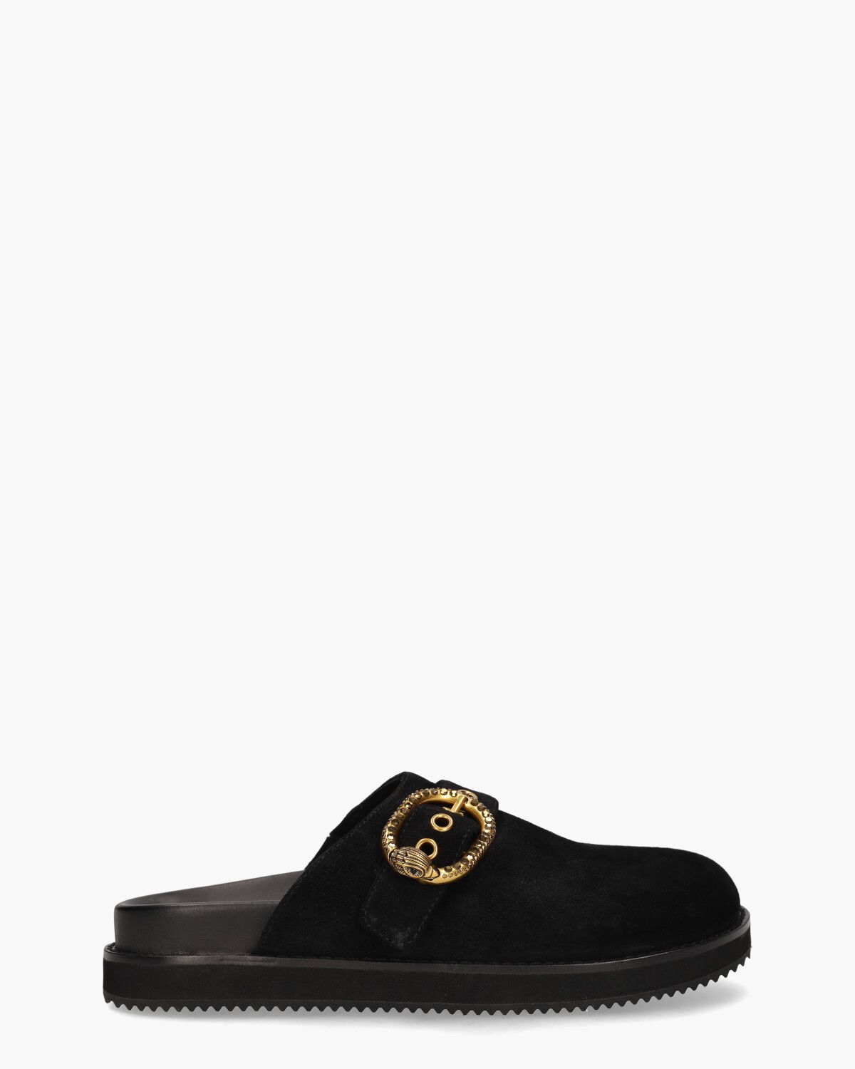 Mayfair Flat Mule Zwart Damesslippers