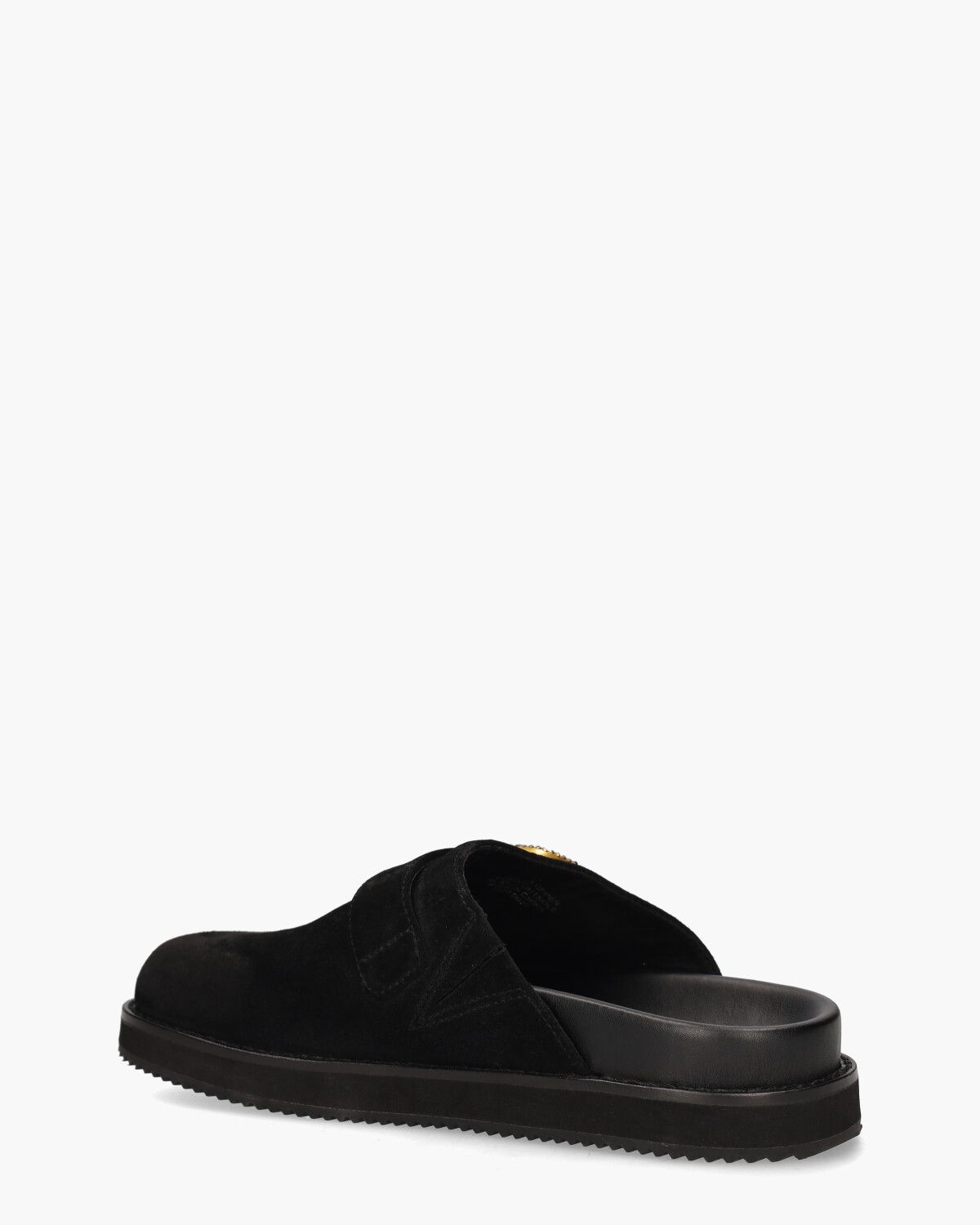 Mayfair Flat Mule Zwart Damesslippers
