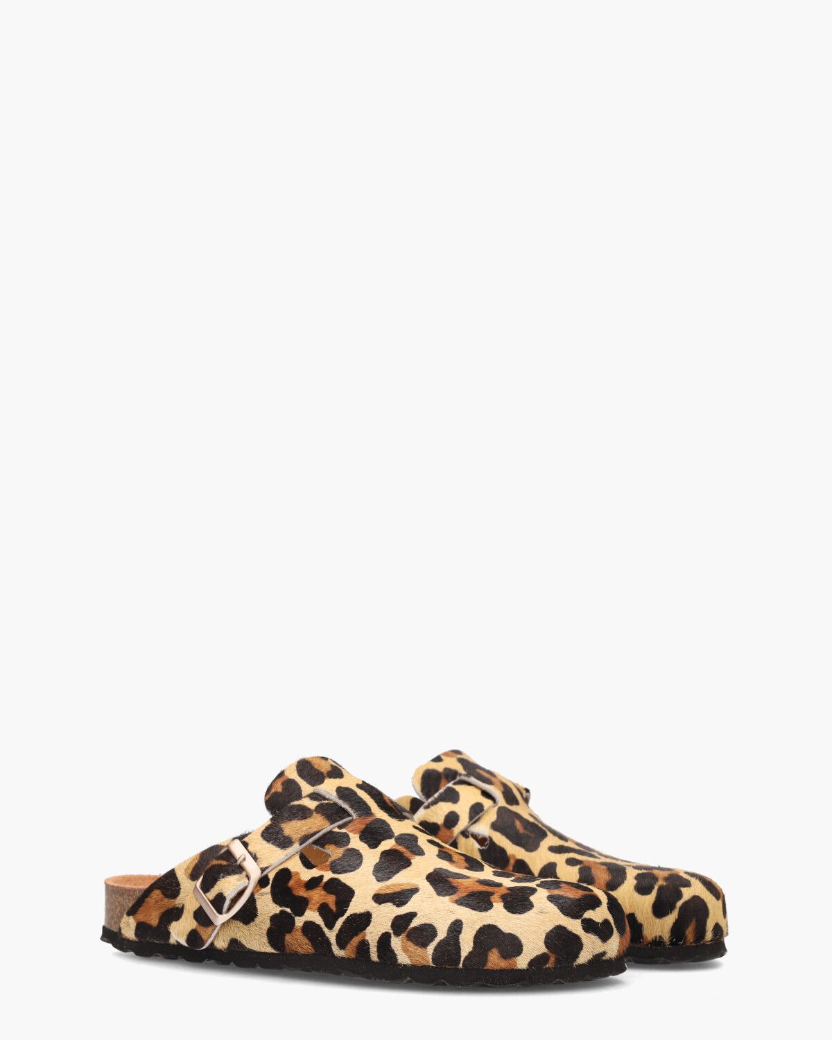 Tuby Bruin/Zwart Damesslippers