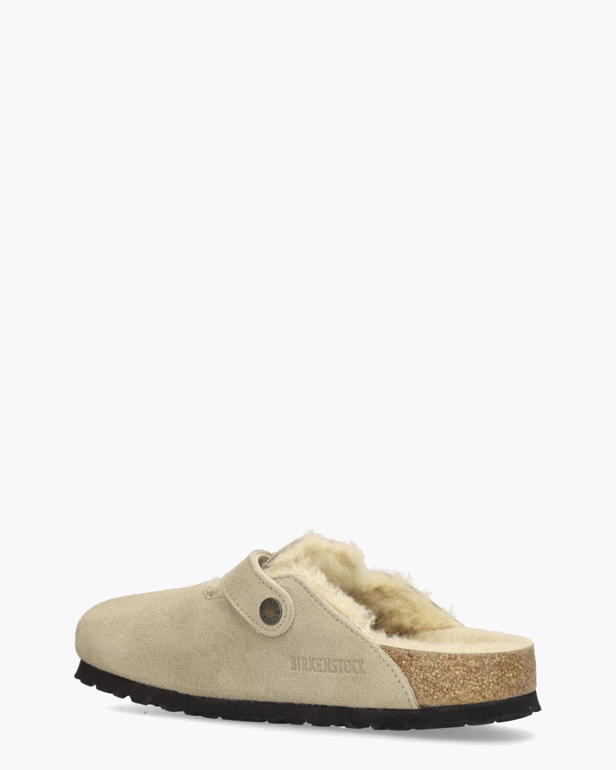 Boston Shearling Beige Damesslippers