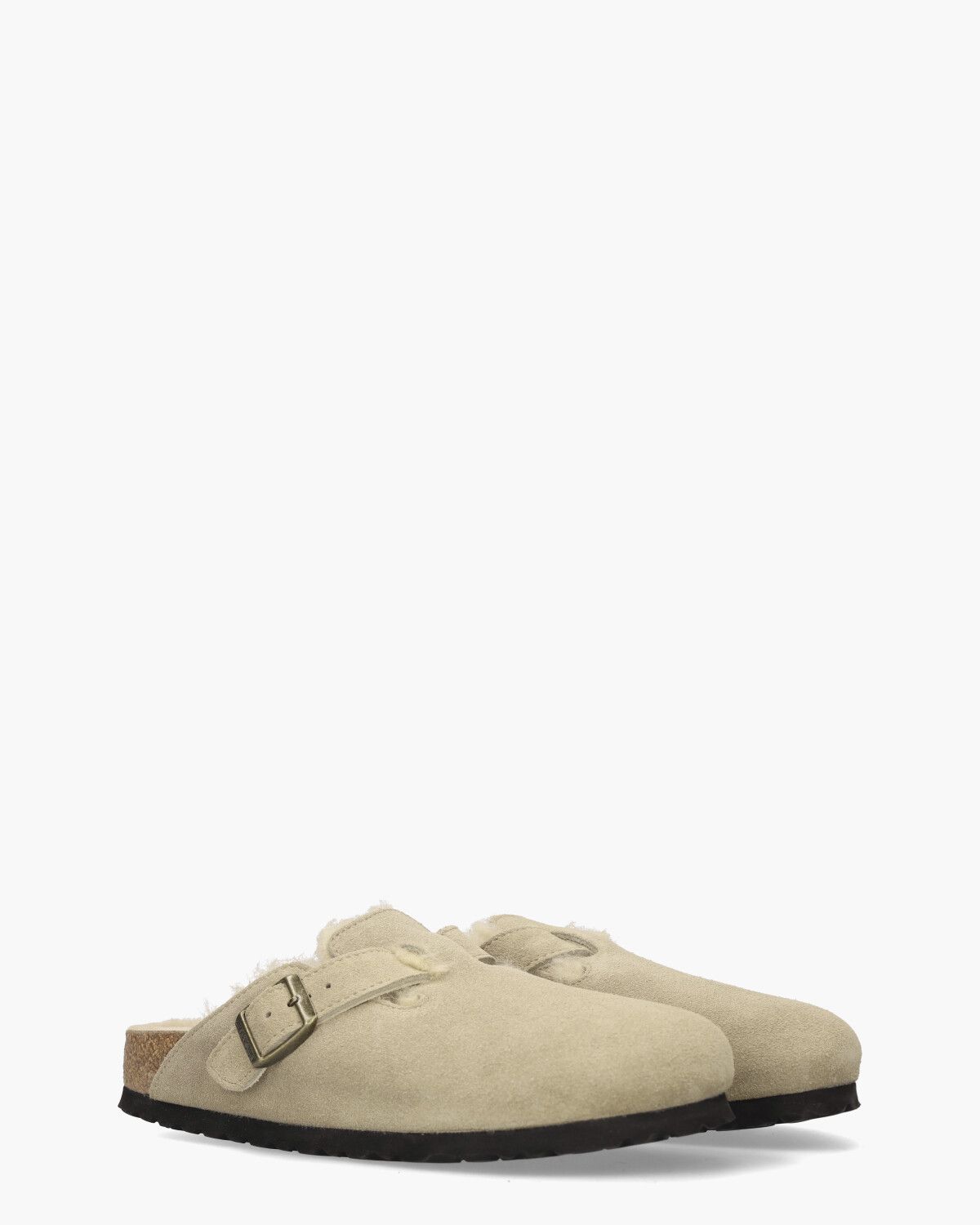 Boston Shearling Beige Damesslippers