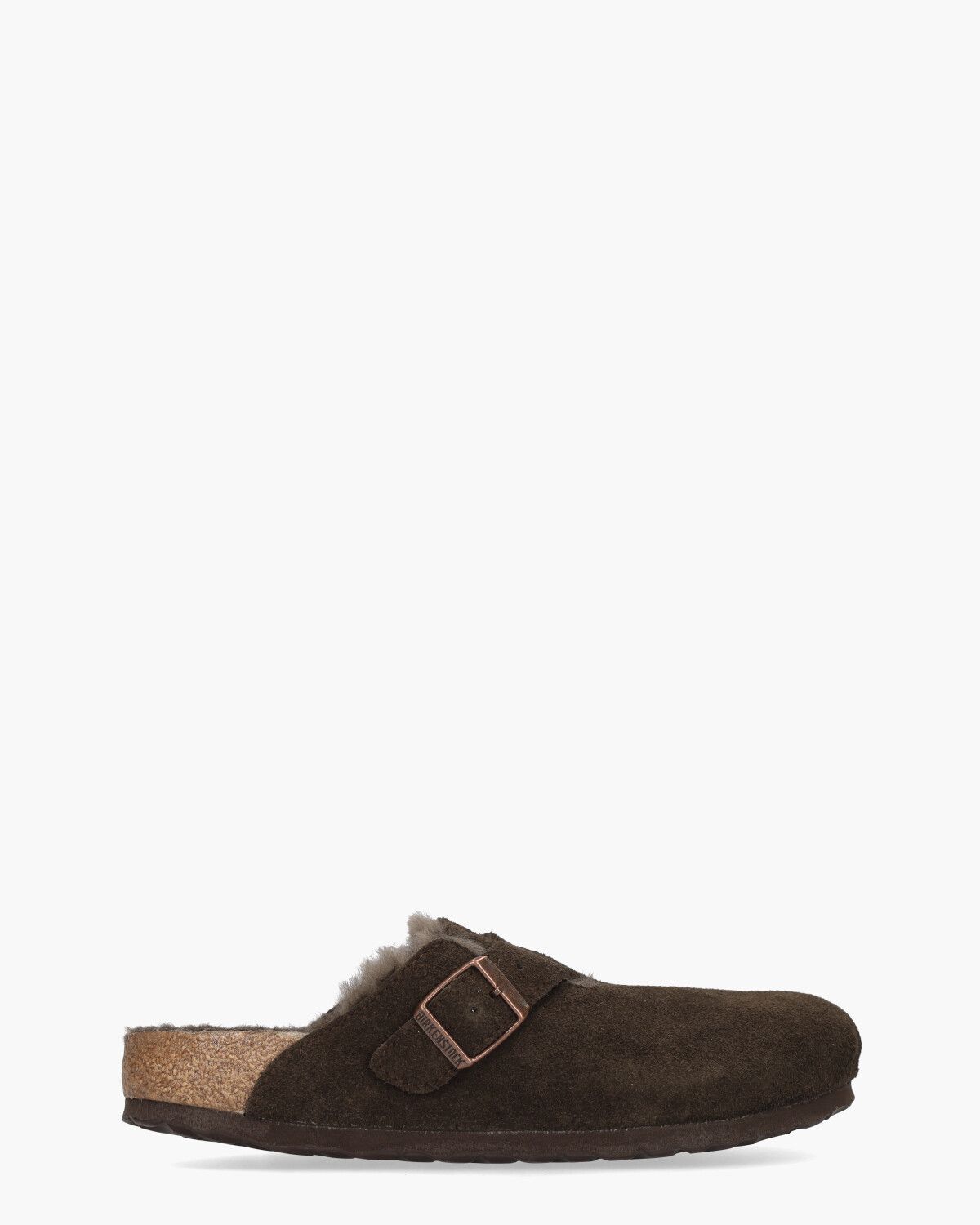 Boston Shearling Donkerbruin Damesslippers