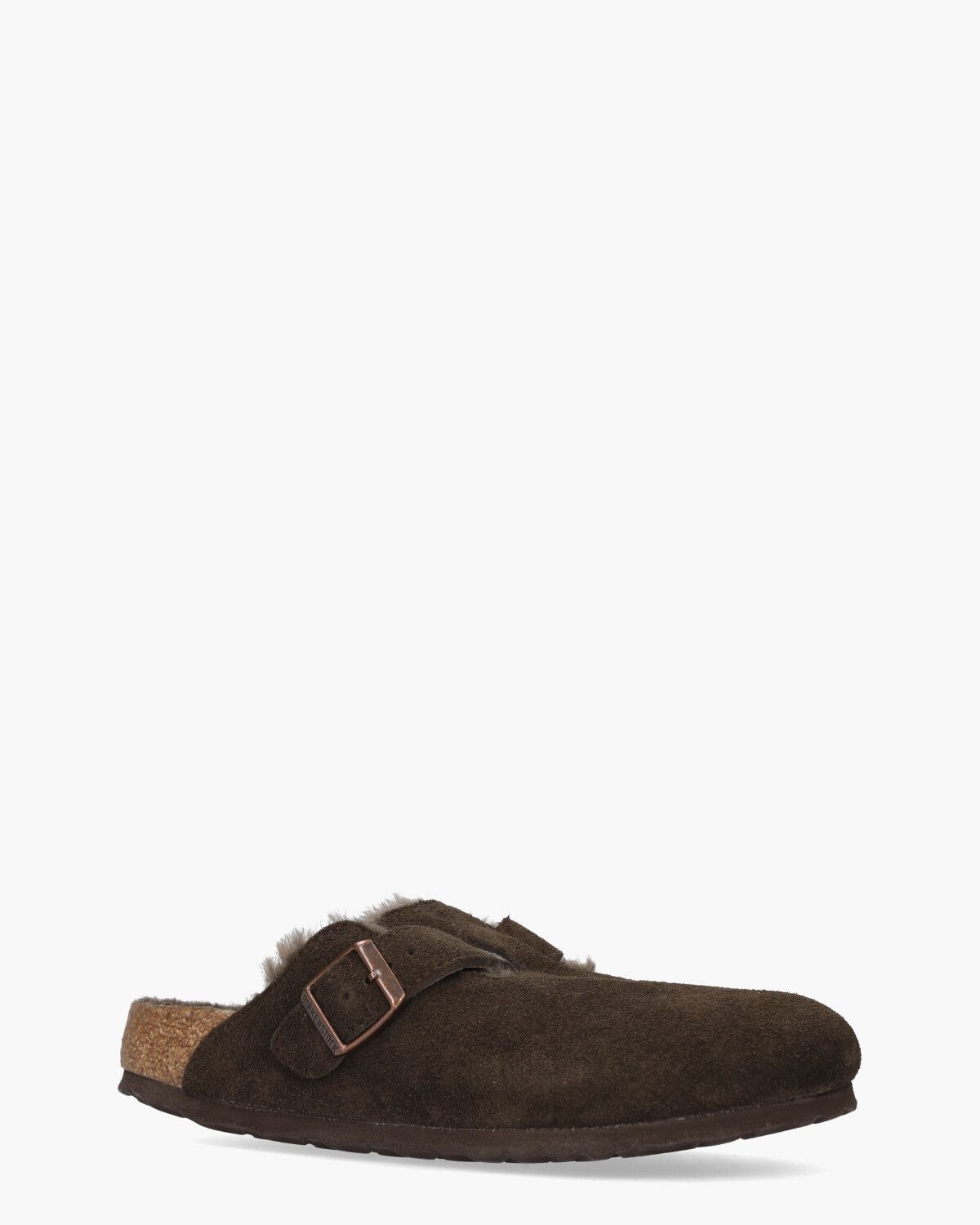 Boston Shearling Donkerbruin Damesslippers