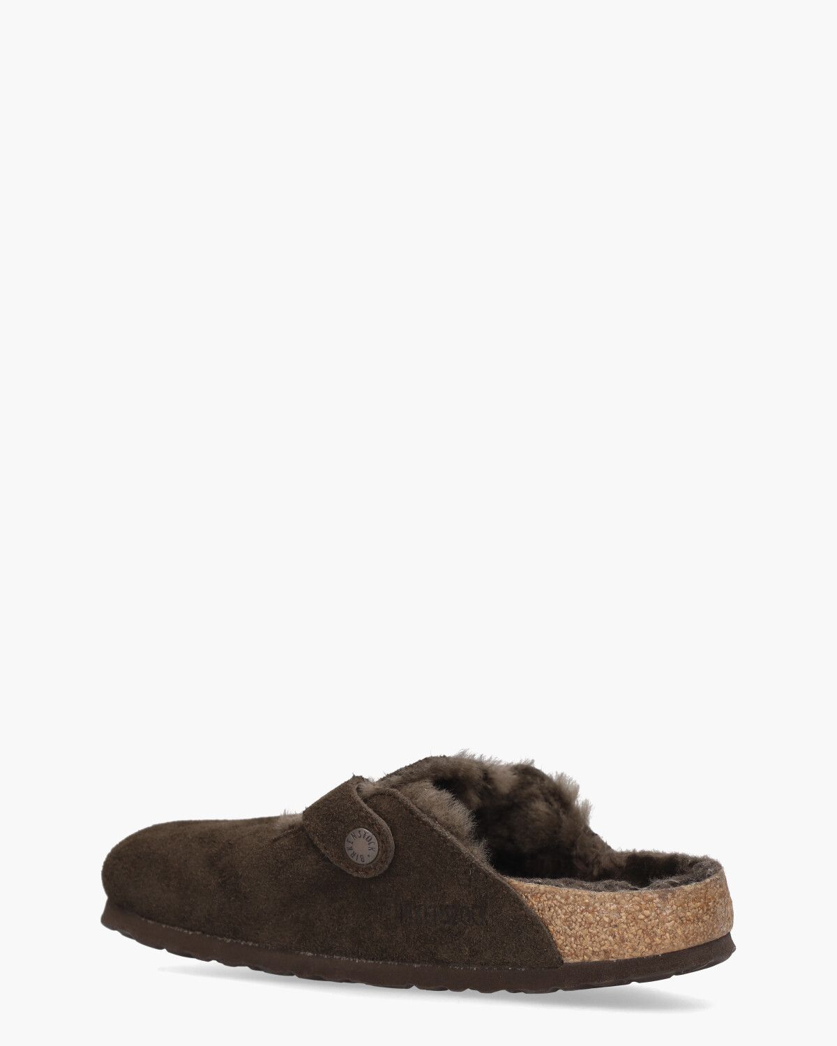 Boston Shearling Donkerbruin Damesslippers
