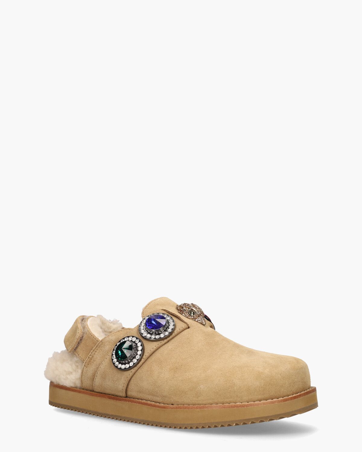 Octavia Slingback Mule Beige Damesslippers