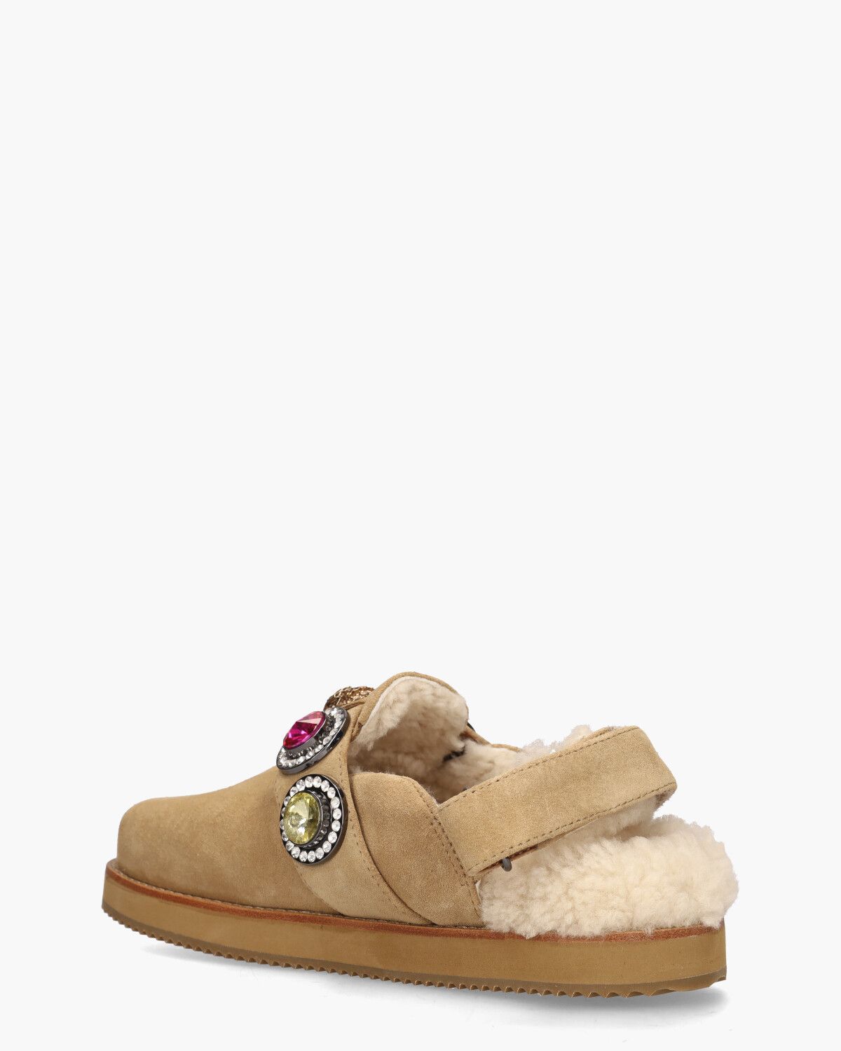 Octavia Slingback Mule Beige Damesslippers