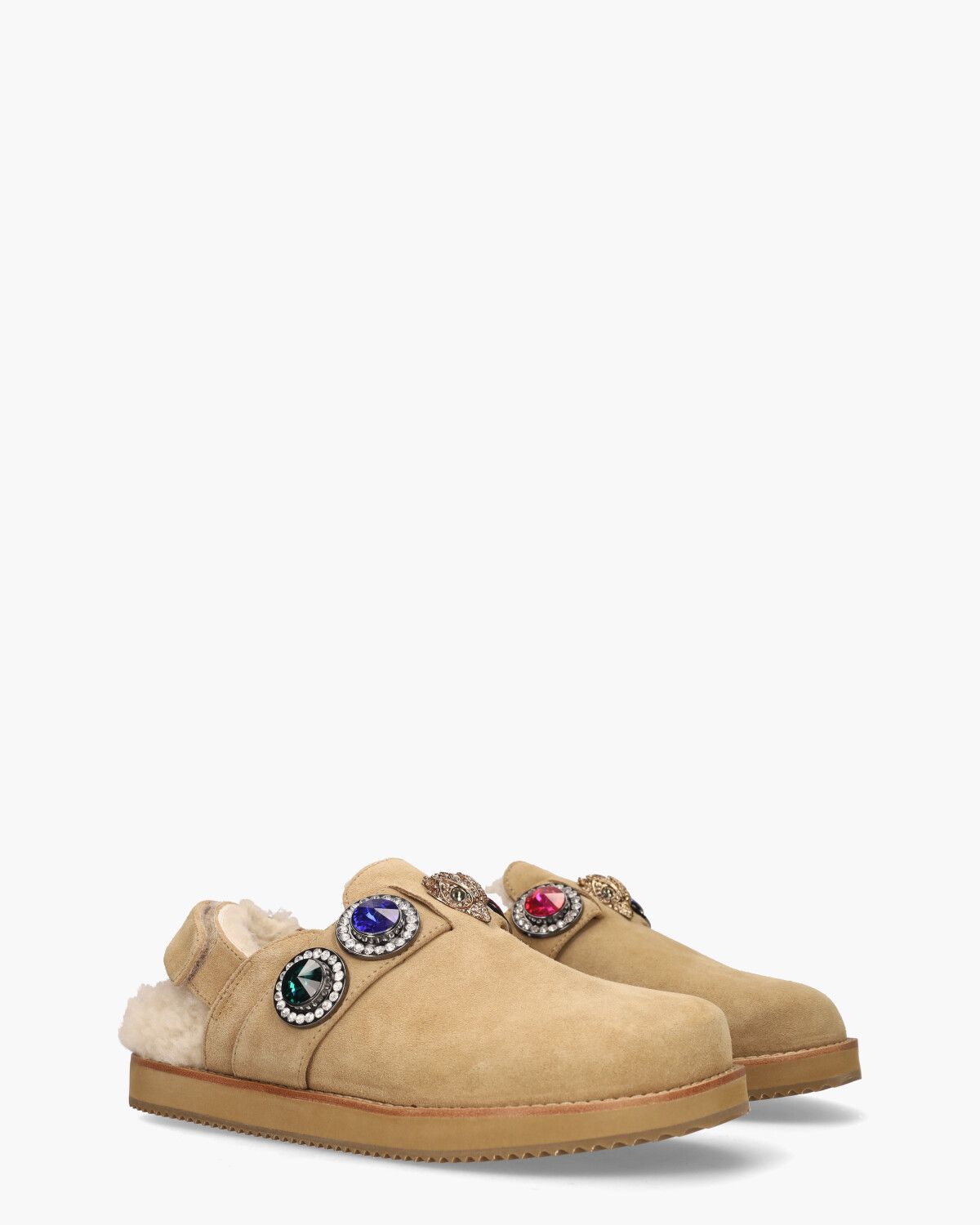 Octavia Slingback Mule Beige Damesslippers