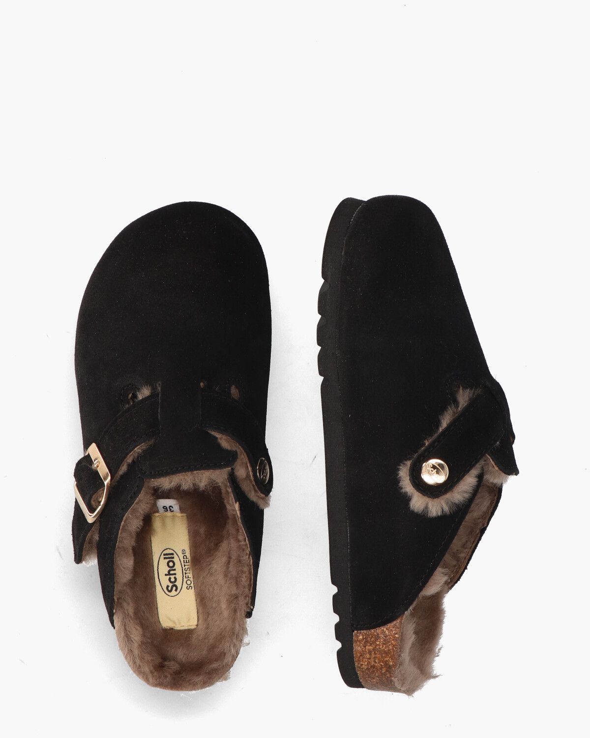 Fae Zwart Damesslippers