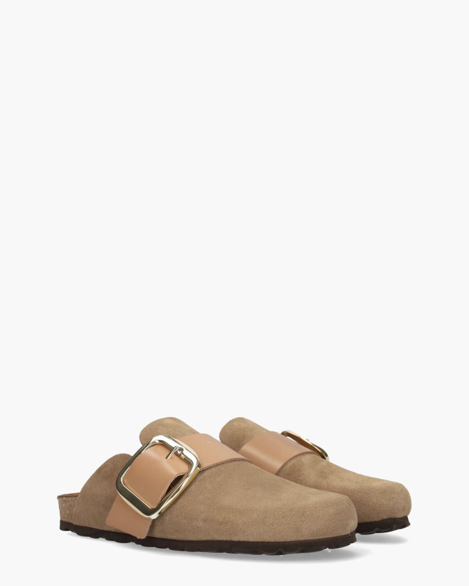 Timna Taupe Damesslippers