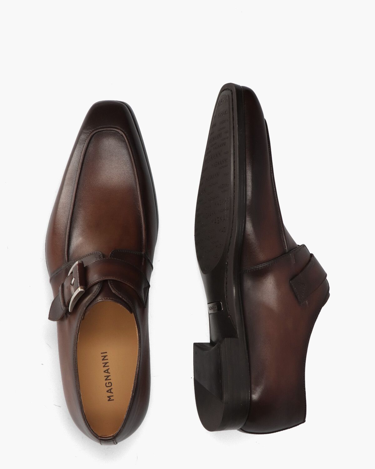 Magnanni 23773 Bruin Heren Gespschoenen Van Arendonk