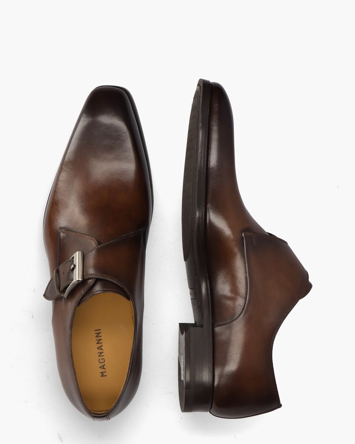 23040 Donkerbruin Heren Gespschoenen