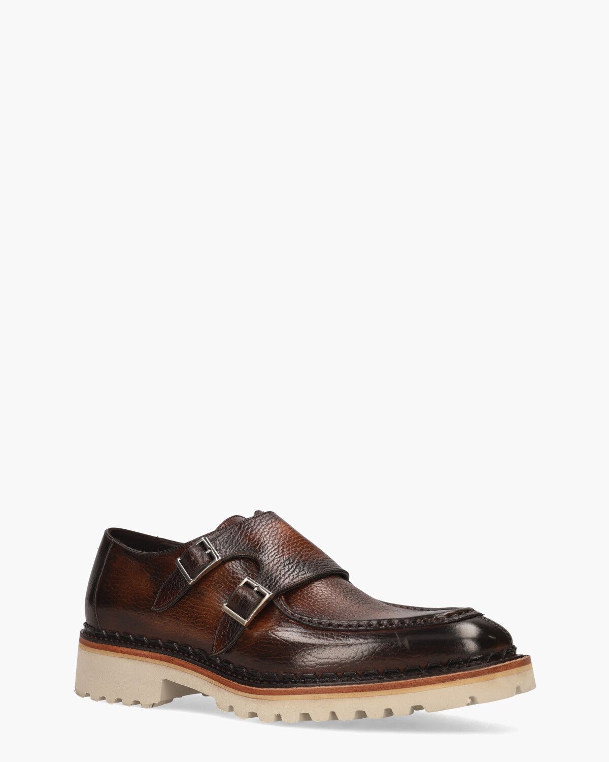 Asiago Donkerbruin Heren Gespschoenen