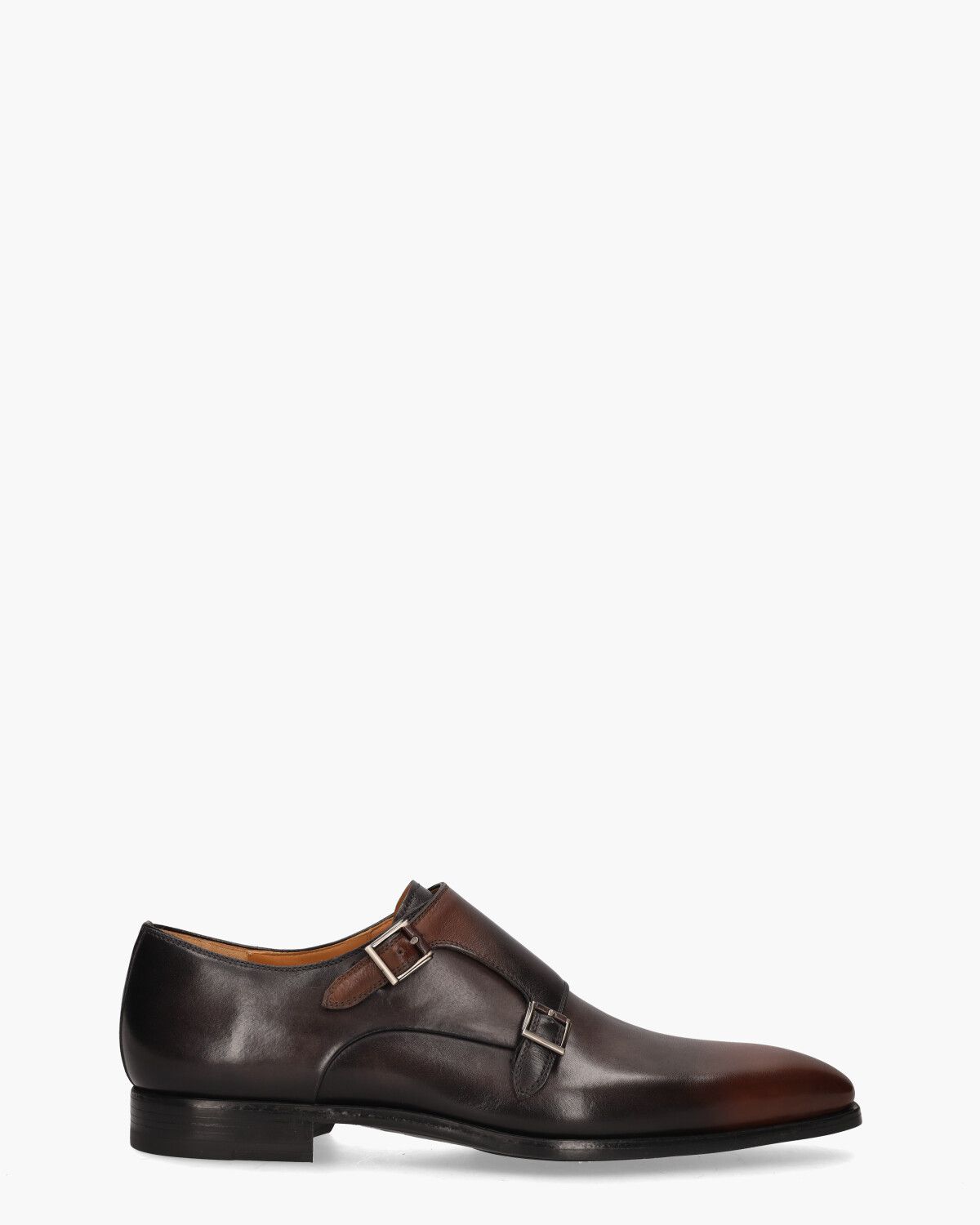 23037 Bruin/Grijs Heren Gespschoenen