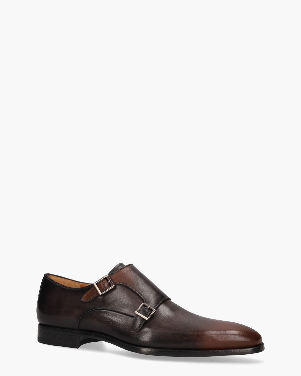 23037 Bruin/Grijs Heren Gespschoenen