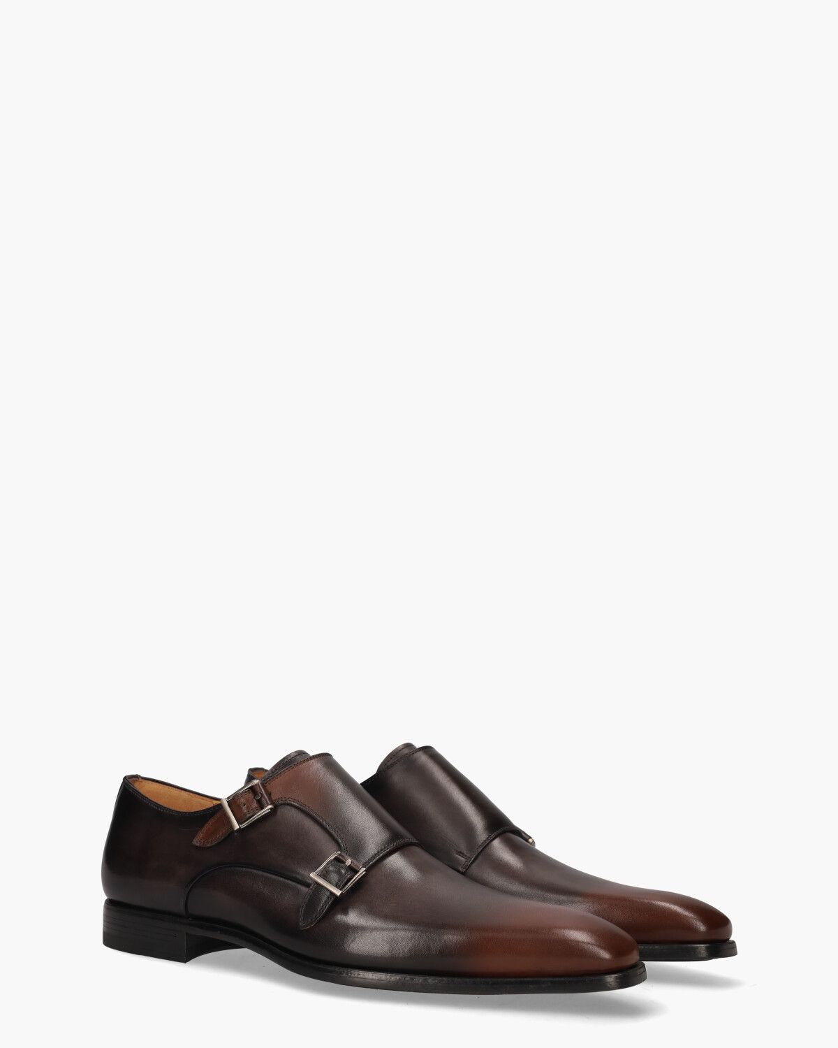23037 Bruin/Grijs Heren Gespschoenen