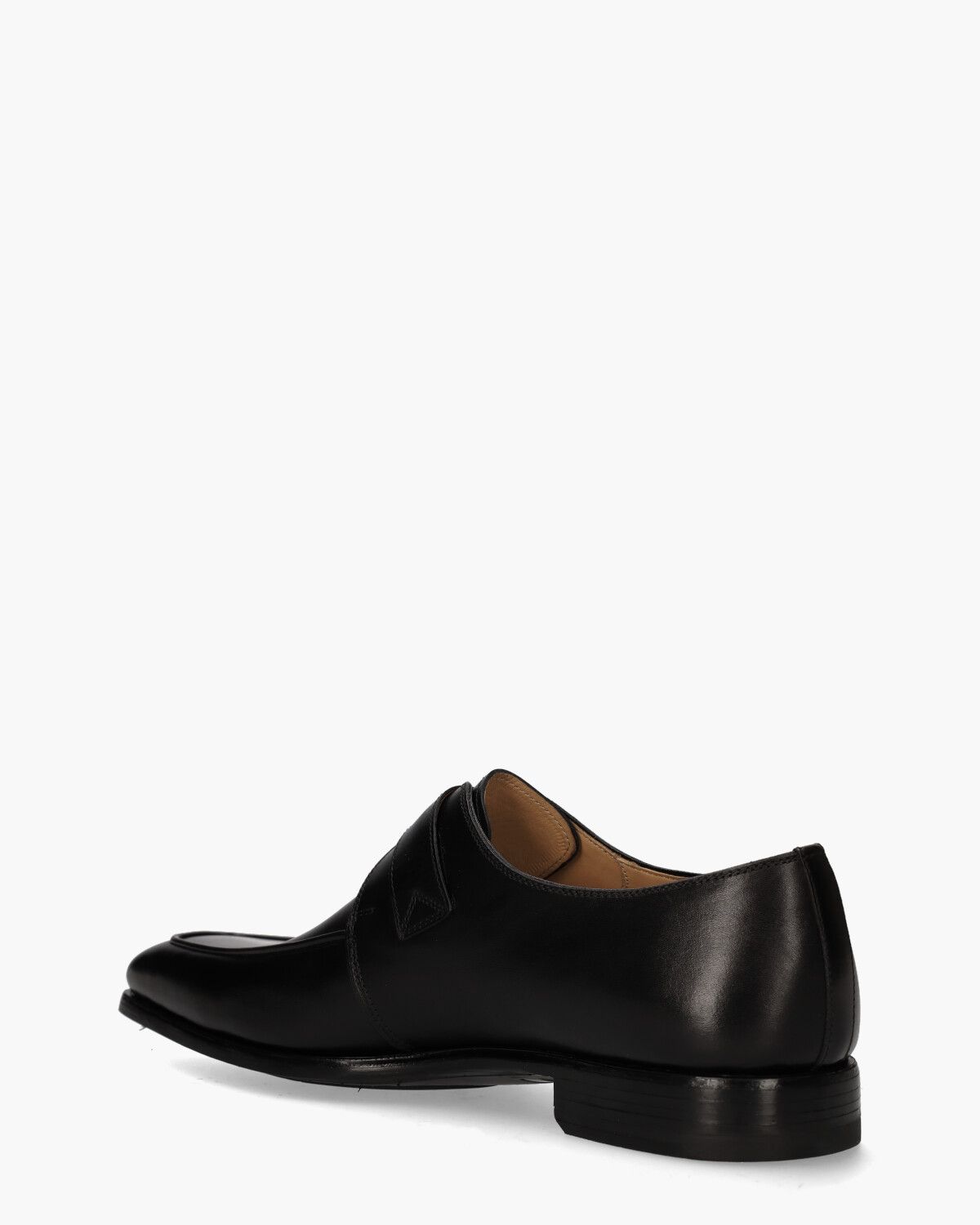 23773 Zwart Heren Gespschoenen