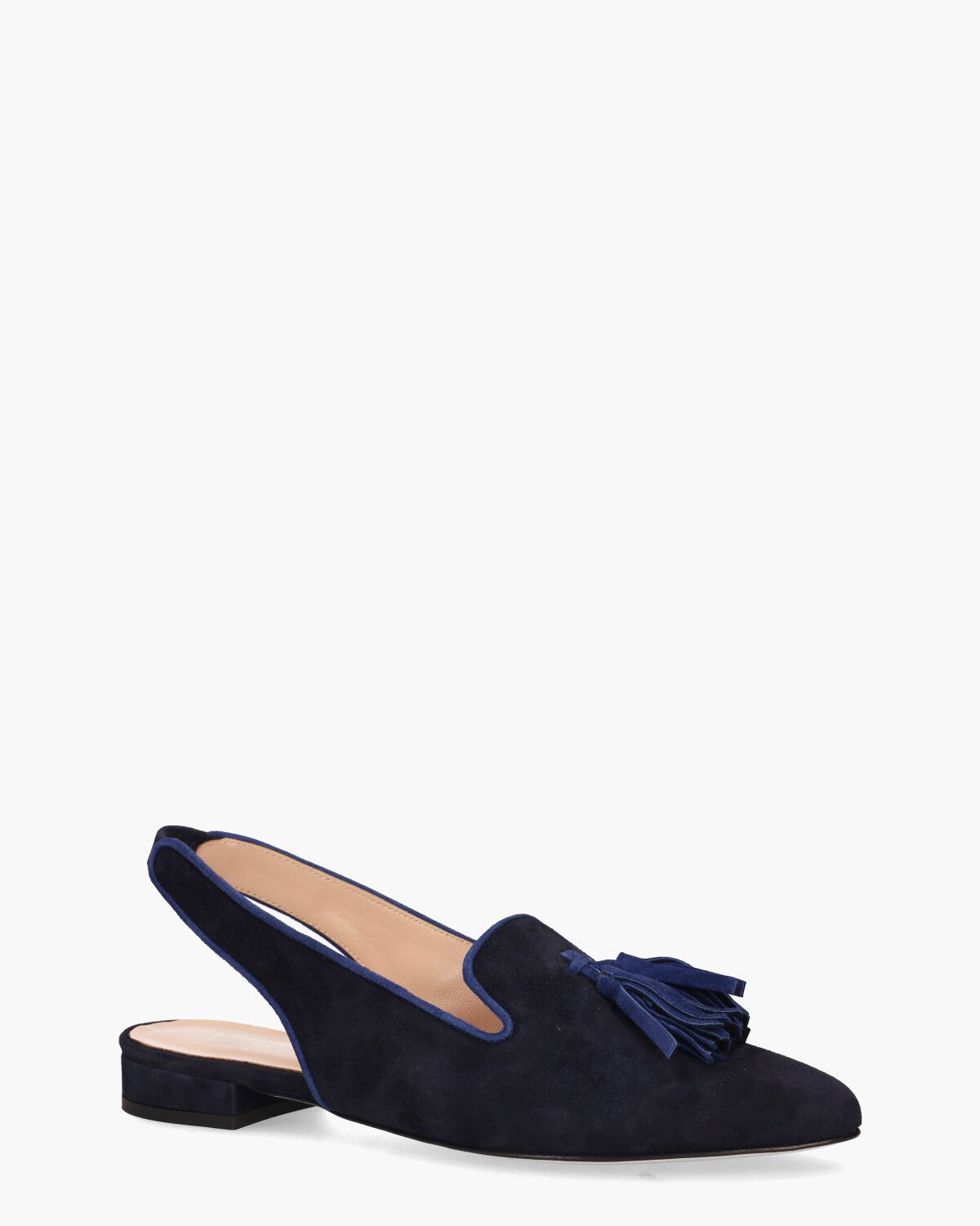 1788 Donkerblauw Slingbackloafers