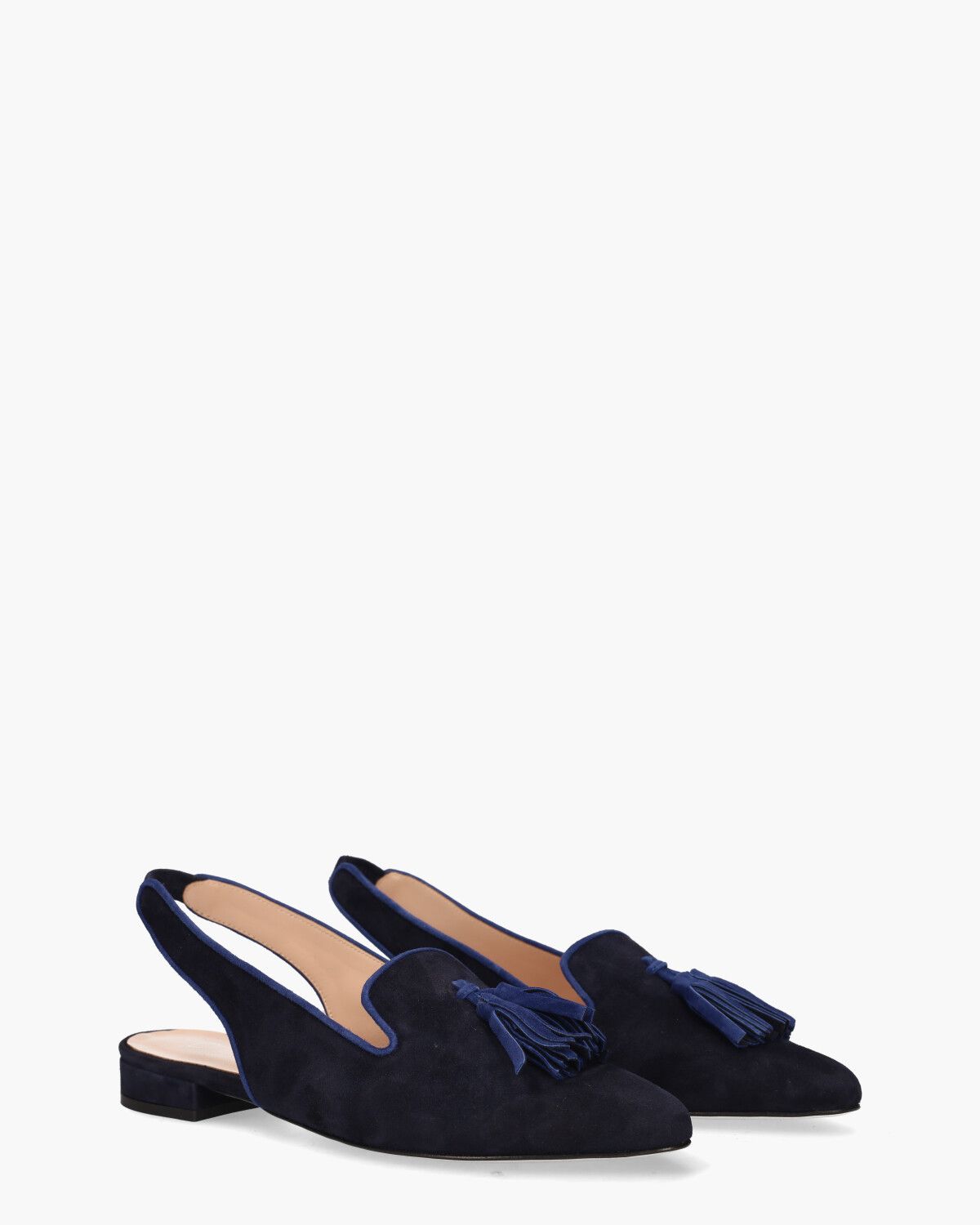 1788 Donkerblauw Slingbackloafers