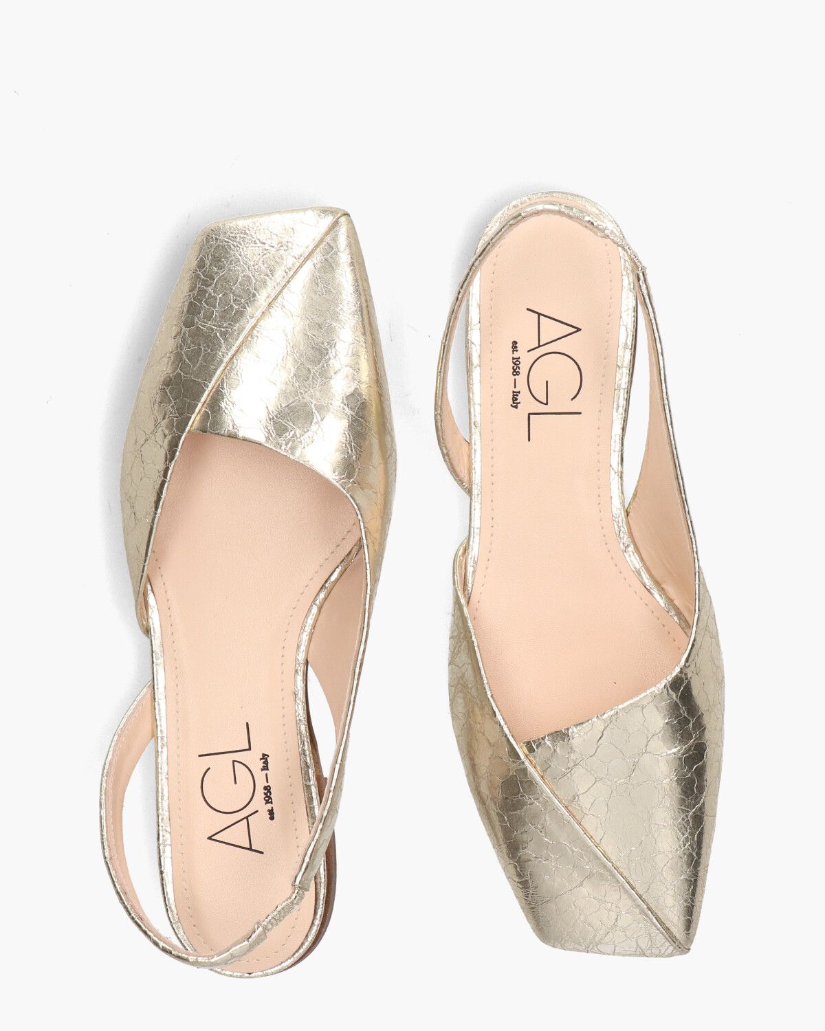 Rina Sling B Goud Damesloafers