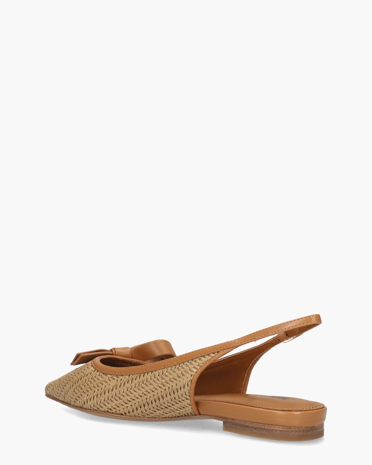 Linda Lichtbruin/Cognac Dames Slingbackballerina's 