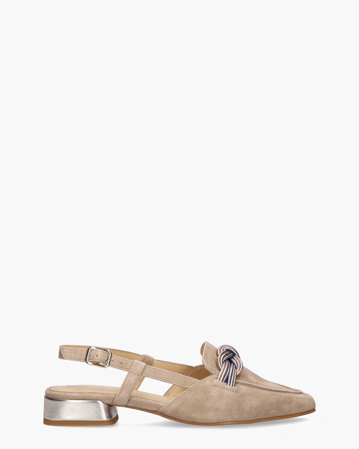 Melita-Ma Beige Dames Slingbackpumps