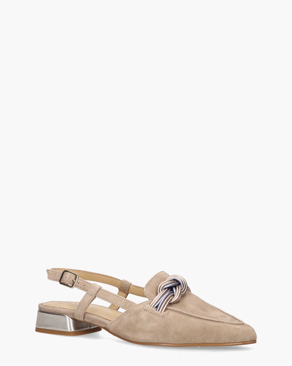 Melita-Ma Beige Dames Slingbackpumps