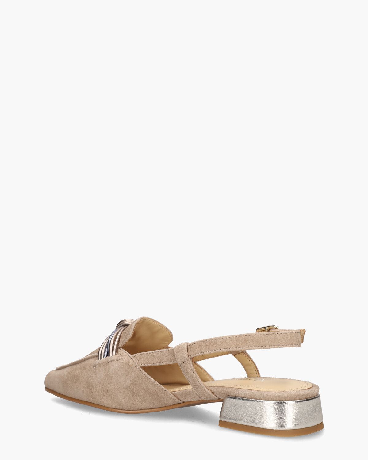 Melita-Ma Beige Dames Slingbackpumps