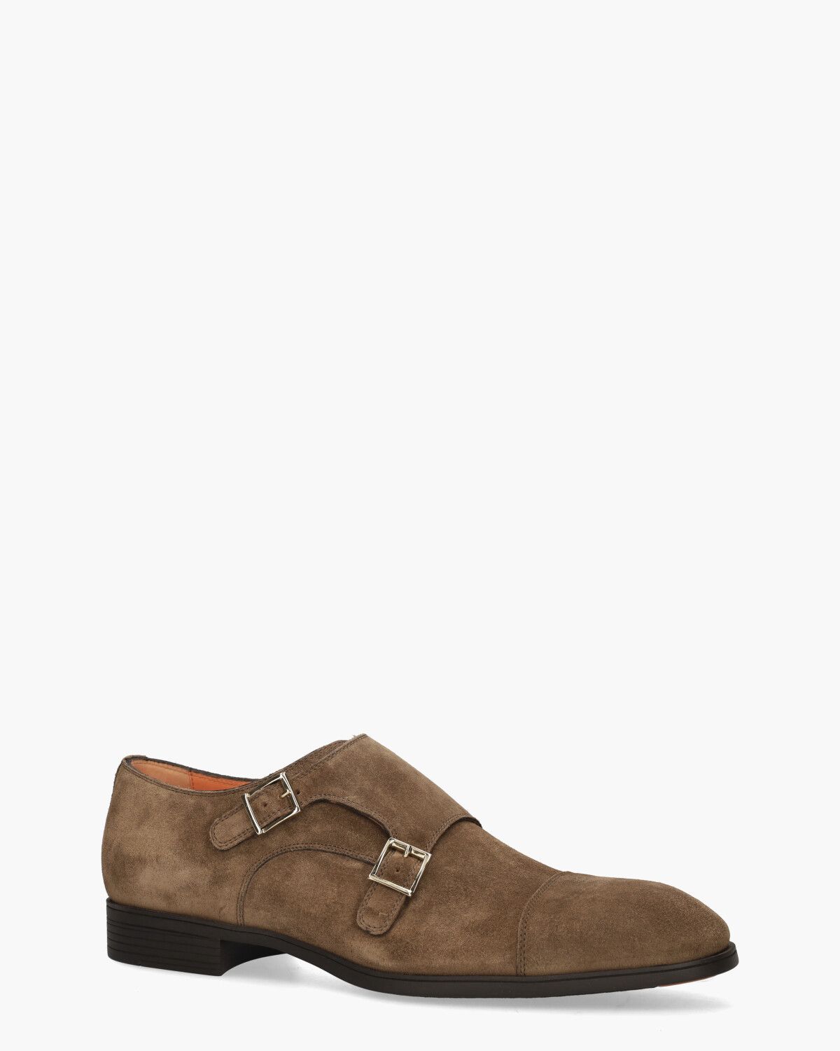Suede gespschoenen outlet
