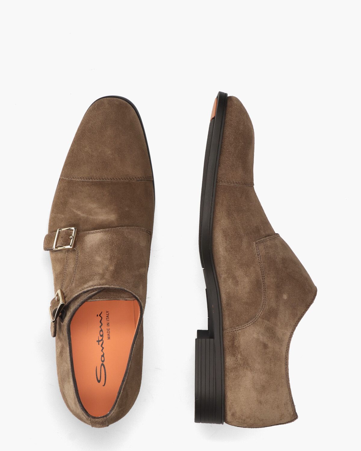 14549 Bruin Heren Gespschoenen