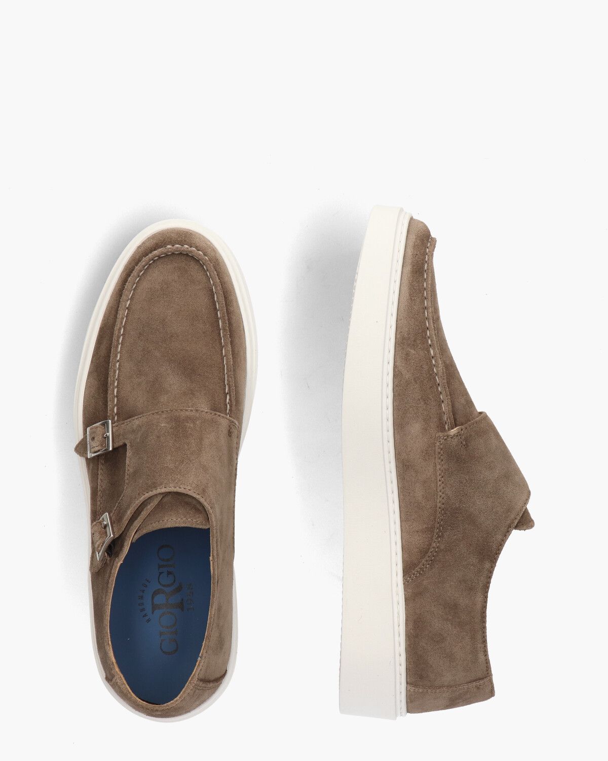 13779 Taupe Heren Gespschoenen
