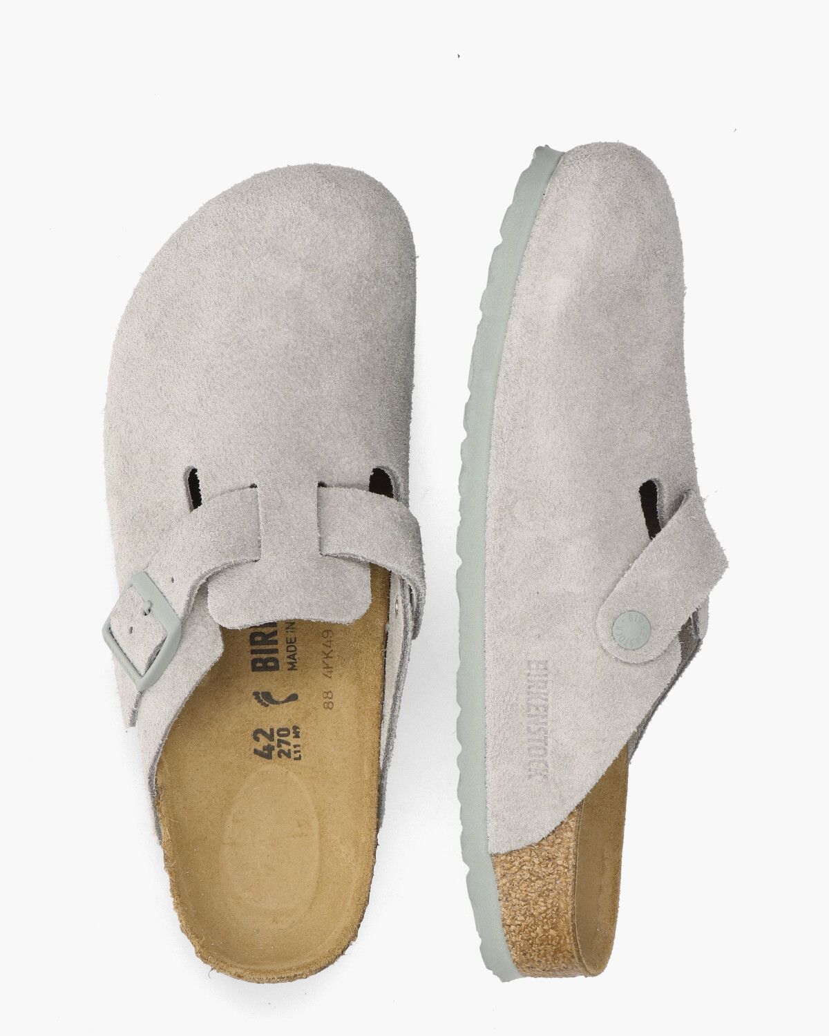 Boston Lichtblauw Herenslippers