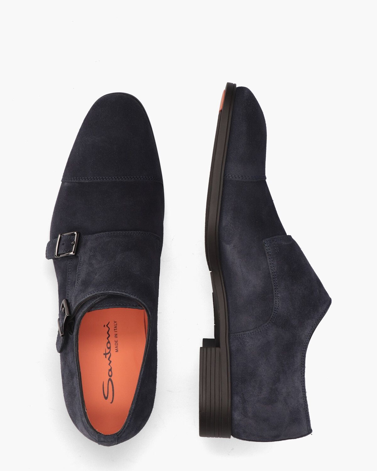 14549 Donkerblauw Heren Gespschoenen