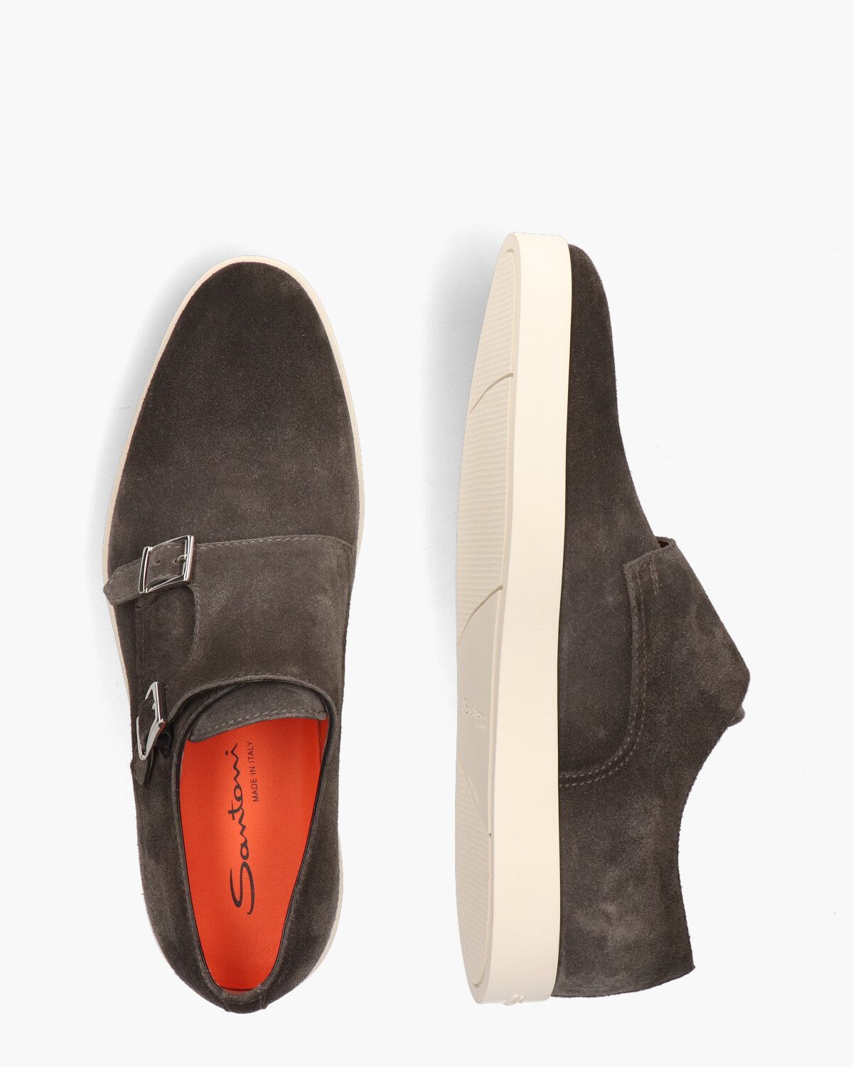 17832  Grijs Heren Gespschoenen