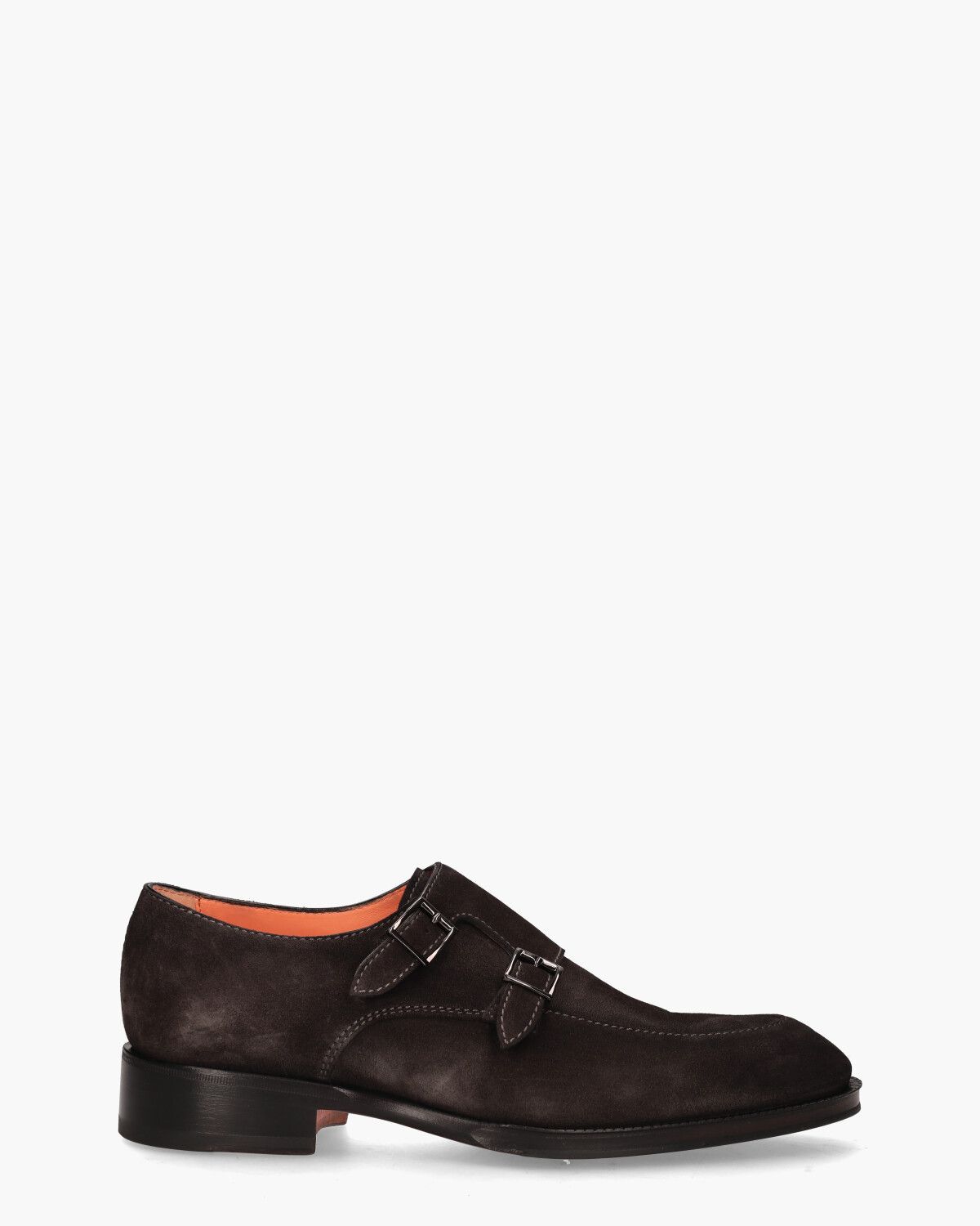 18096 Donkerbruin Heren Gespschoenen