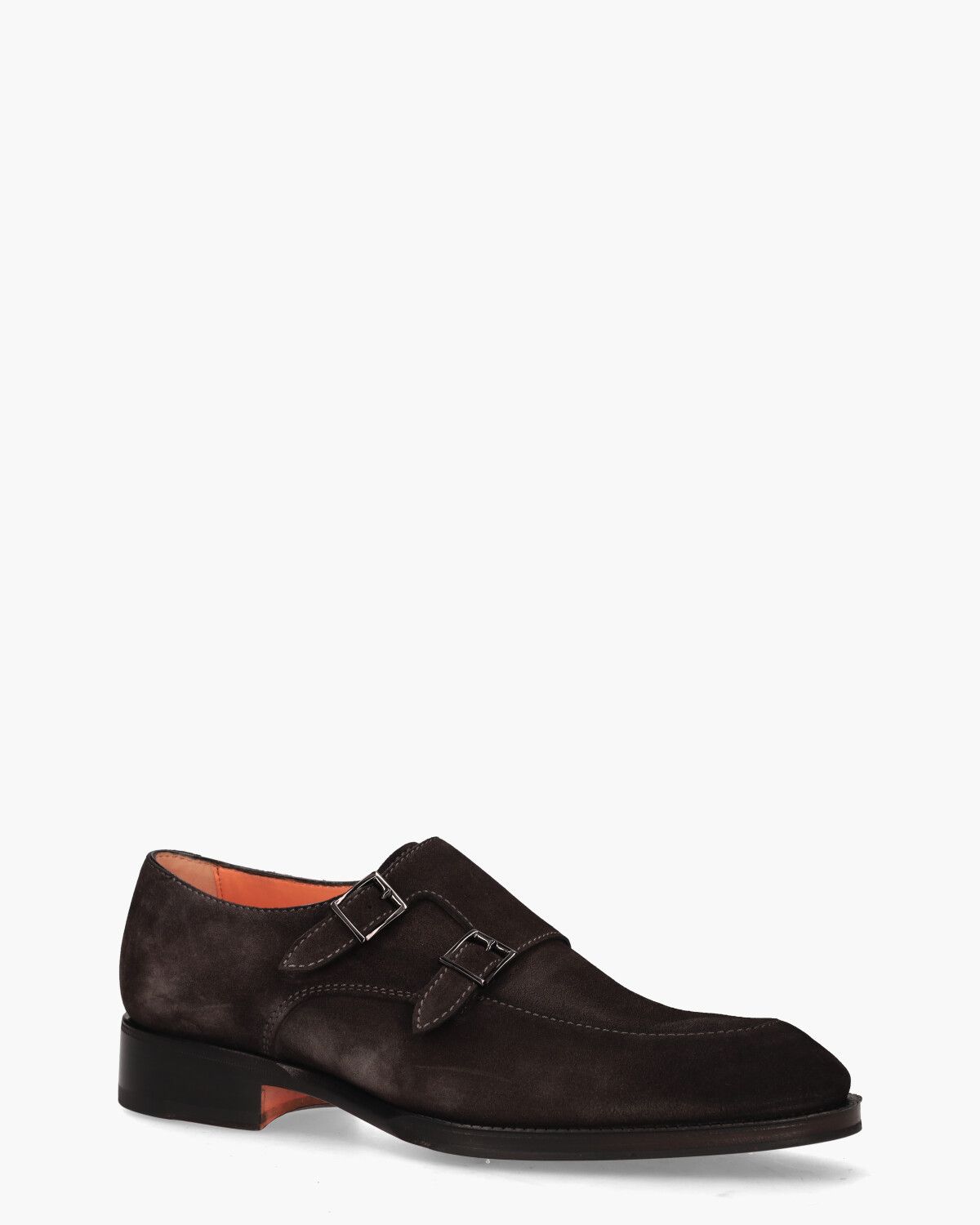 18096 Donkerbruin Heren Gespschoenen