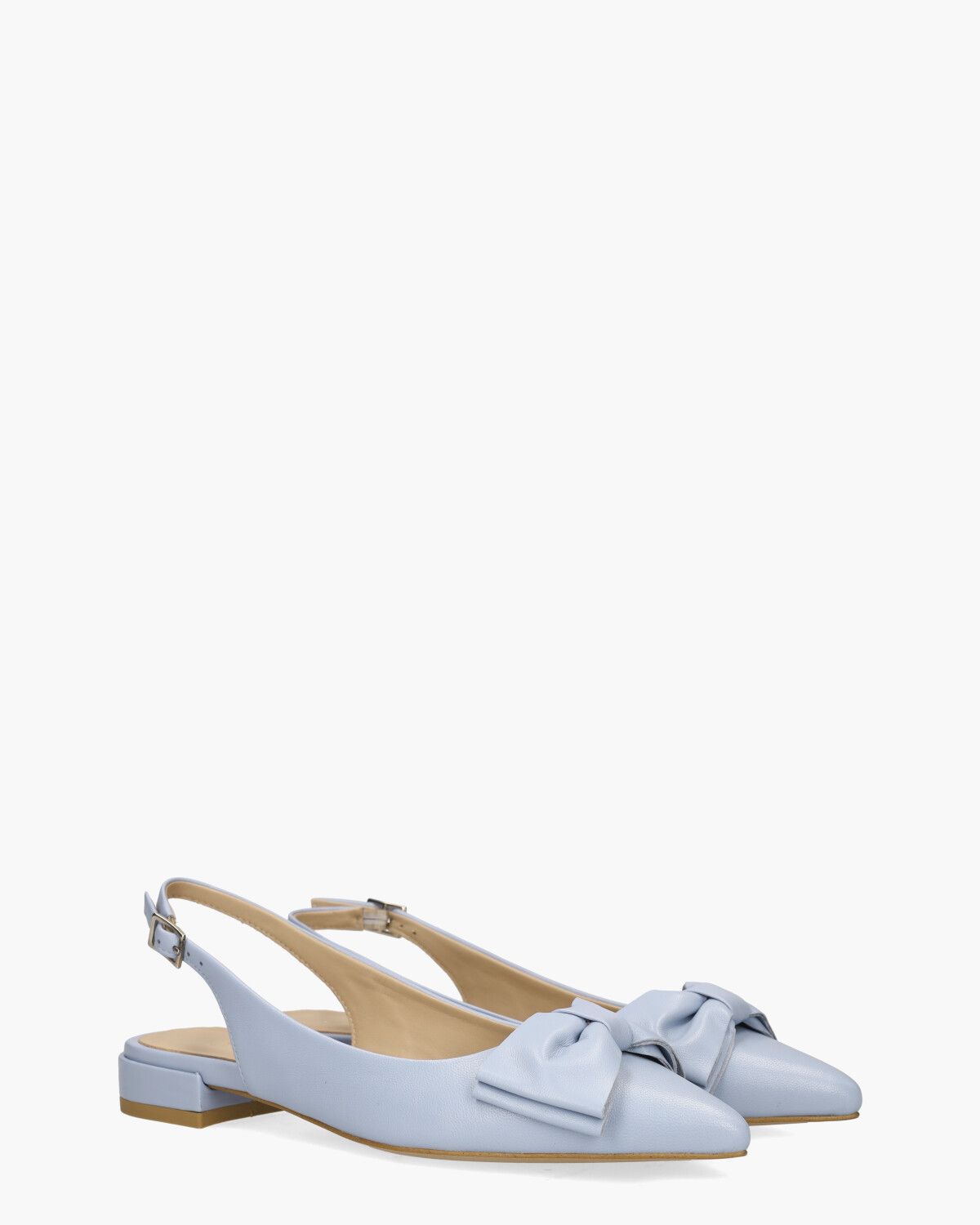Walijne Lichtblauw Dames Slingbackpumps