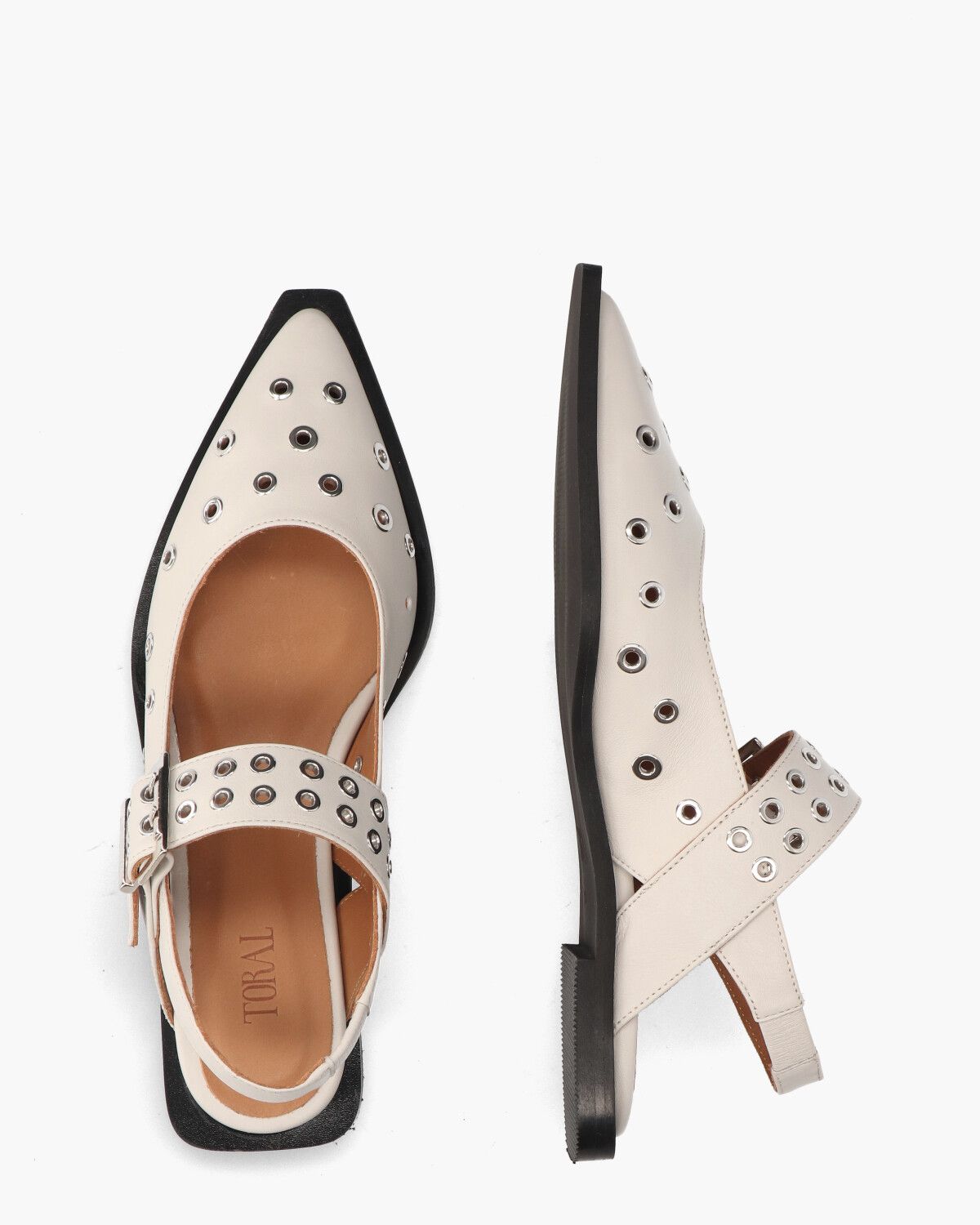 Casandra Off-White Damessandalen