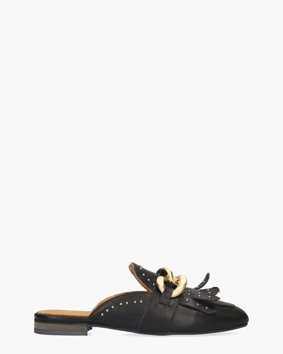Wynne Zwart Damesloafers